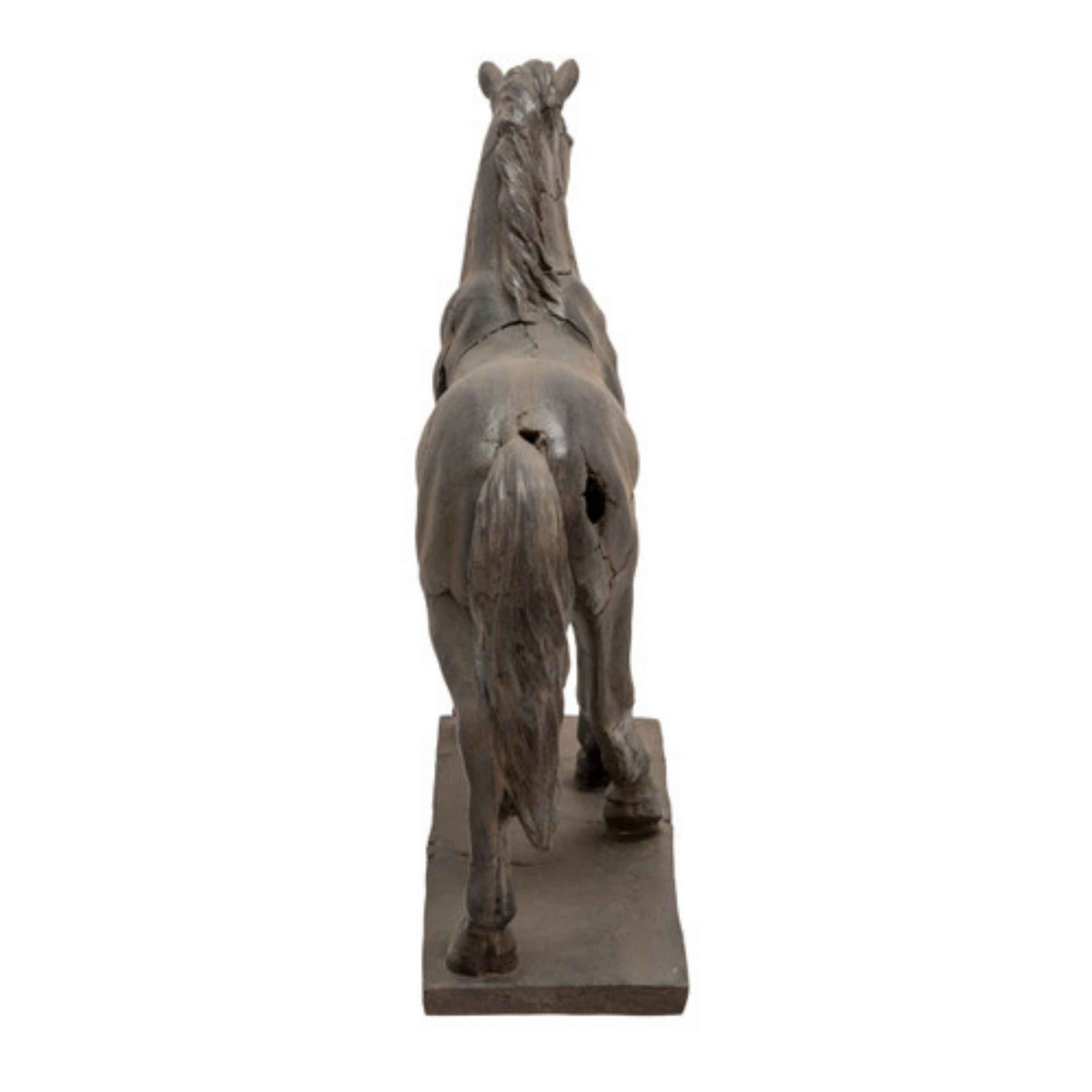 Cracked Horse Sculpture 13622-02 -  Home Decor Figurines - ebarza Furniture UAE | Shop Modern Furniture in Abu Dhabi & Dubai - مفروشات ايبازرا في الامارات | تسوق اثاث عصري وديكورات مميزة في دبي وابوظبي