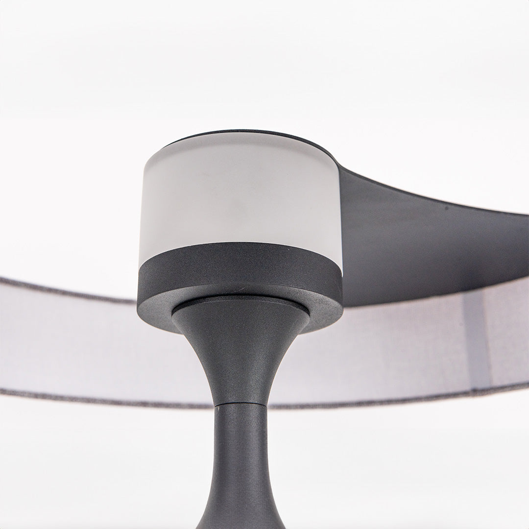 Crescent LED 155x45 Metal Aluminum Fabric Floor Lamp Crescent-02FL -  Floor Lamps - ebarza Furniture UAE | Shop Modern Furniture in Abu Dhabi & Dubai - مفروشات ايبازرا في الامارات | تسوق اثاث عصري وديكورات مميزة في دبي وابوظبي