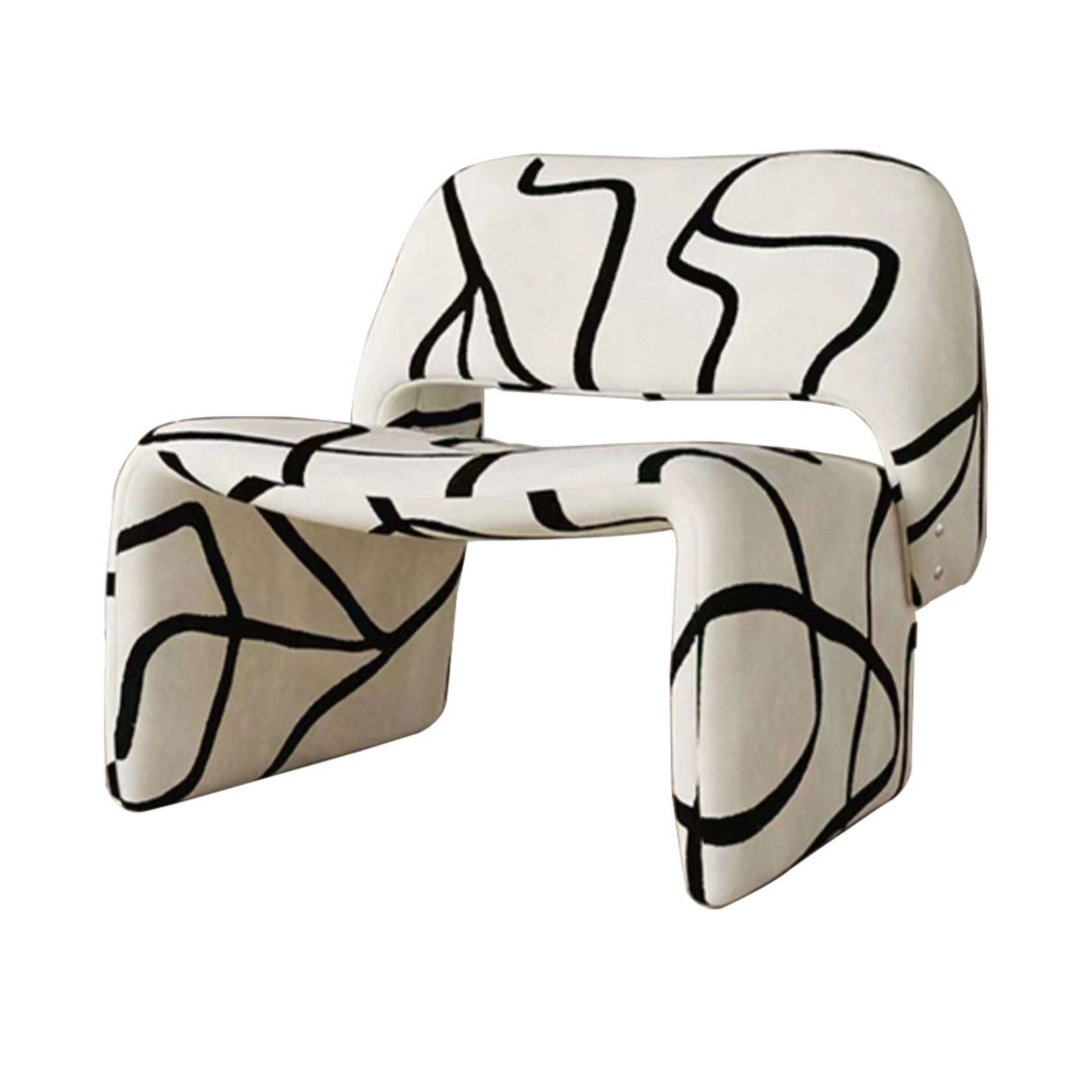Cruella Lounge Chair MLL-A71 -  Lounge Chairs - ebarza Furniture UAE | Shop Modern Furniture in Abu Dhabi & Dubai - مفروشات ايبازرا في الامارات | تسوق اثاث عصري وديكورات مميزة في دبي وابوظبي