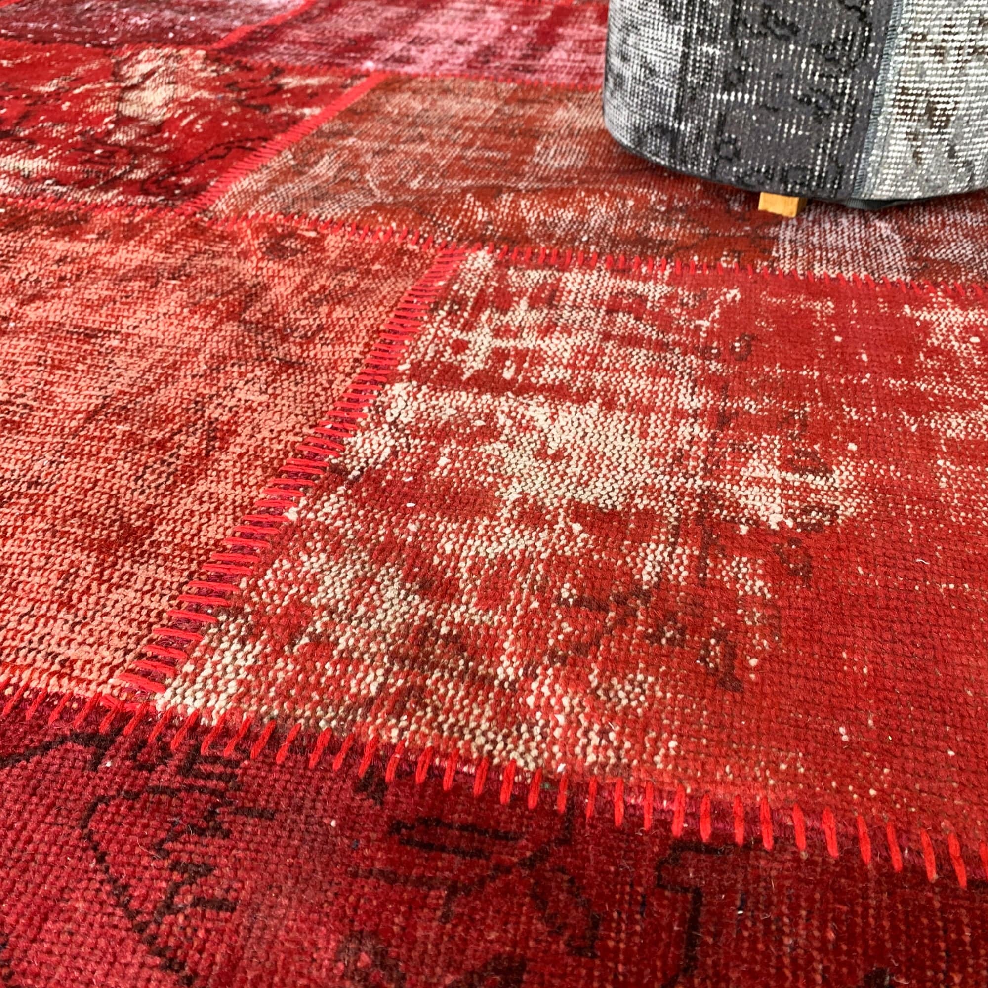 D 250Cm Hali X-Bursa Handmade Over Dyed Round Rug Pw072 -  Rugs - ebarza Furniture UAE | Shop Modern Furniture in Abu Dhabi & Dubai - مفروشات ايبازرا في الامارات | تسوق اثاث عصري وديكورات مميزة في دبي وابوظبي