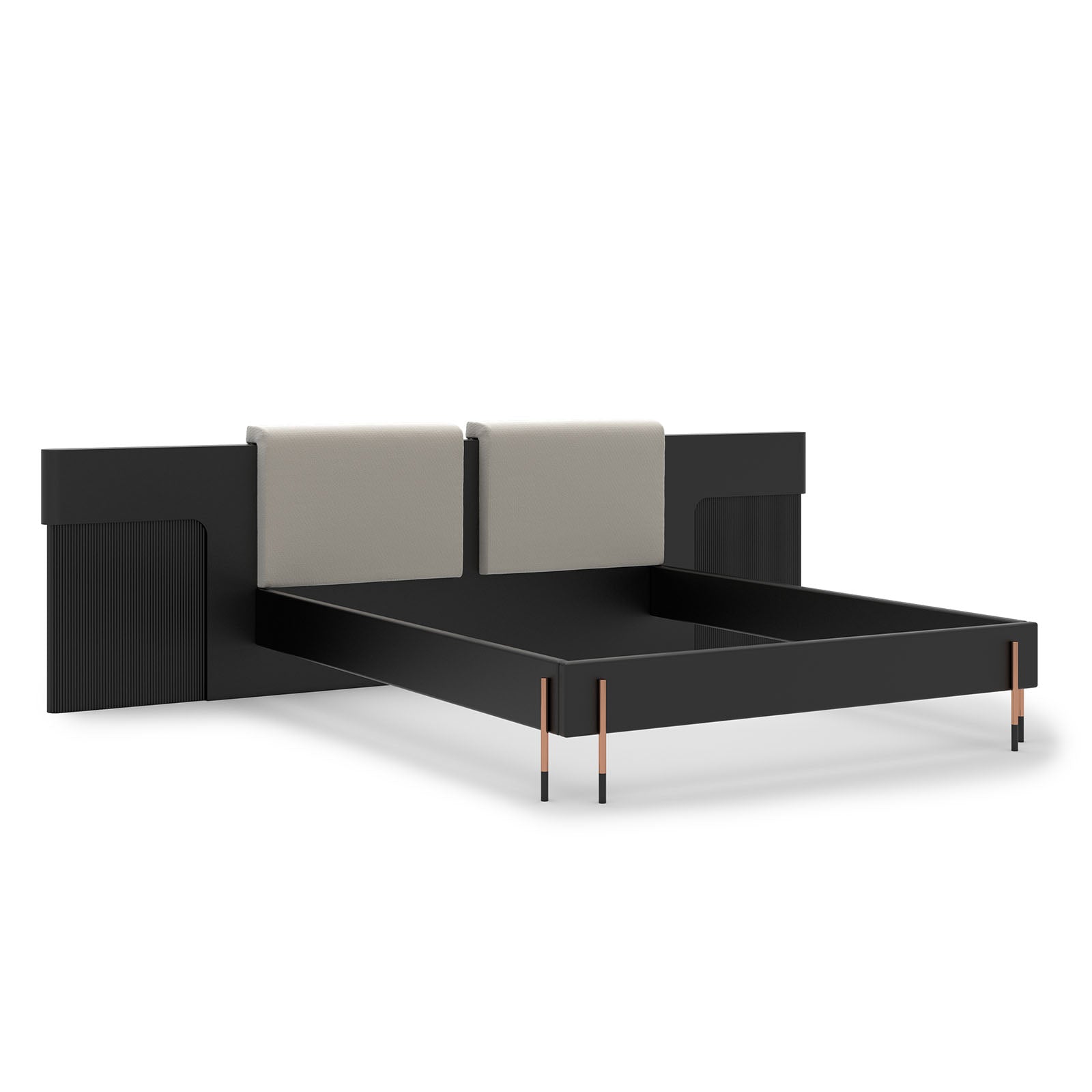 Display Item - Dali King Size Bedstead  Dali-Bed Nakheel -  DISPLAY ITEM - ebarza Furniture UAE | Shop Modern Furniture in Abu Dhabi & Dubai - مفروشات ايبازرا في الامارات | تسوق اثاث عصري وديكورات مميزة في دبي وابوظبي