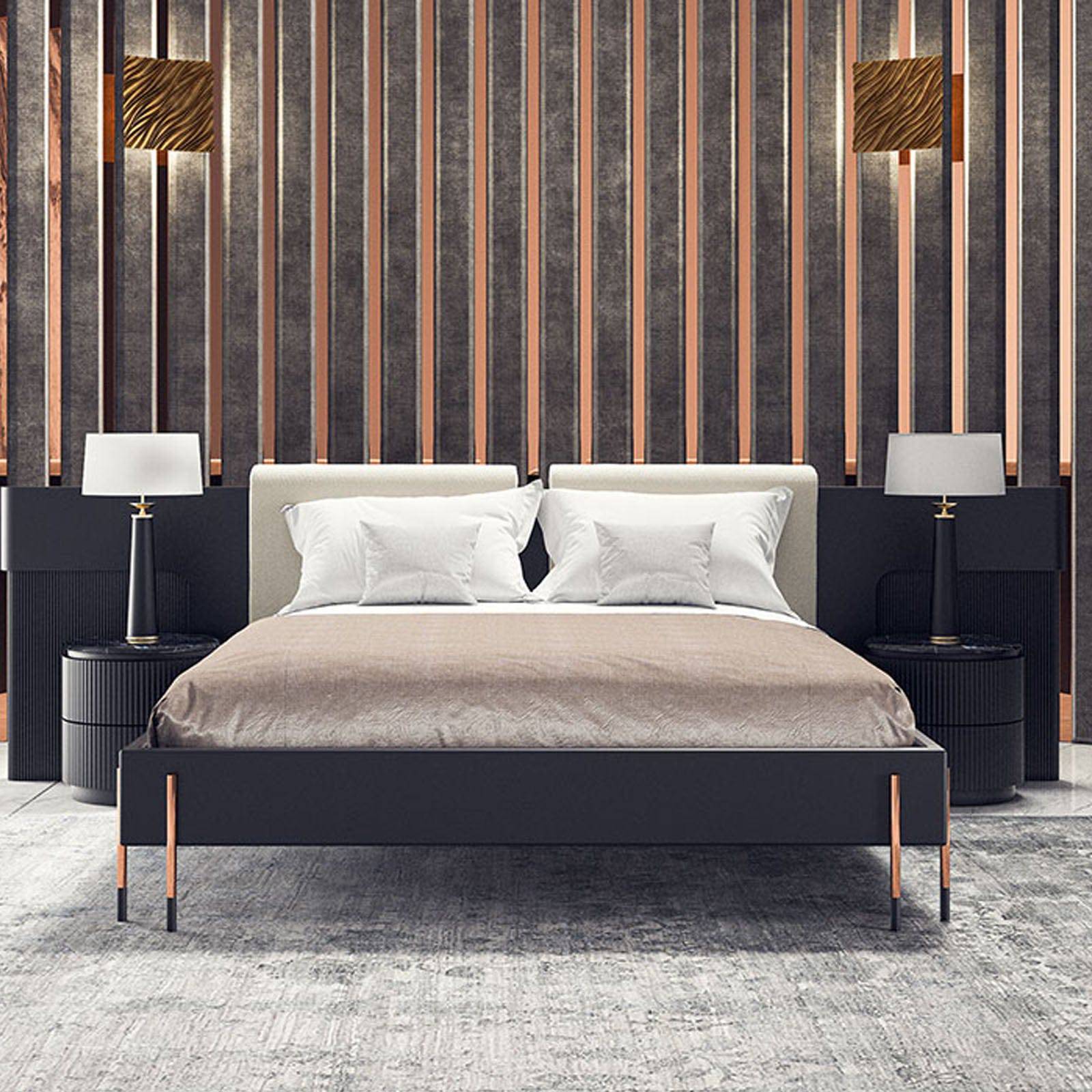 Display Item - Dali King Size Bedstead  Dali-Bed Nakheel -  DISPLAY ITEM - ebarza Furniture UAE | Shop Modern Furniture in Abu Dhabi & Dubai - مفروشات ايبازرا في الامارات | تسوق اثاث عصري وديكورات مميزة في دبي وابوظبي