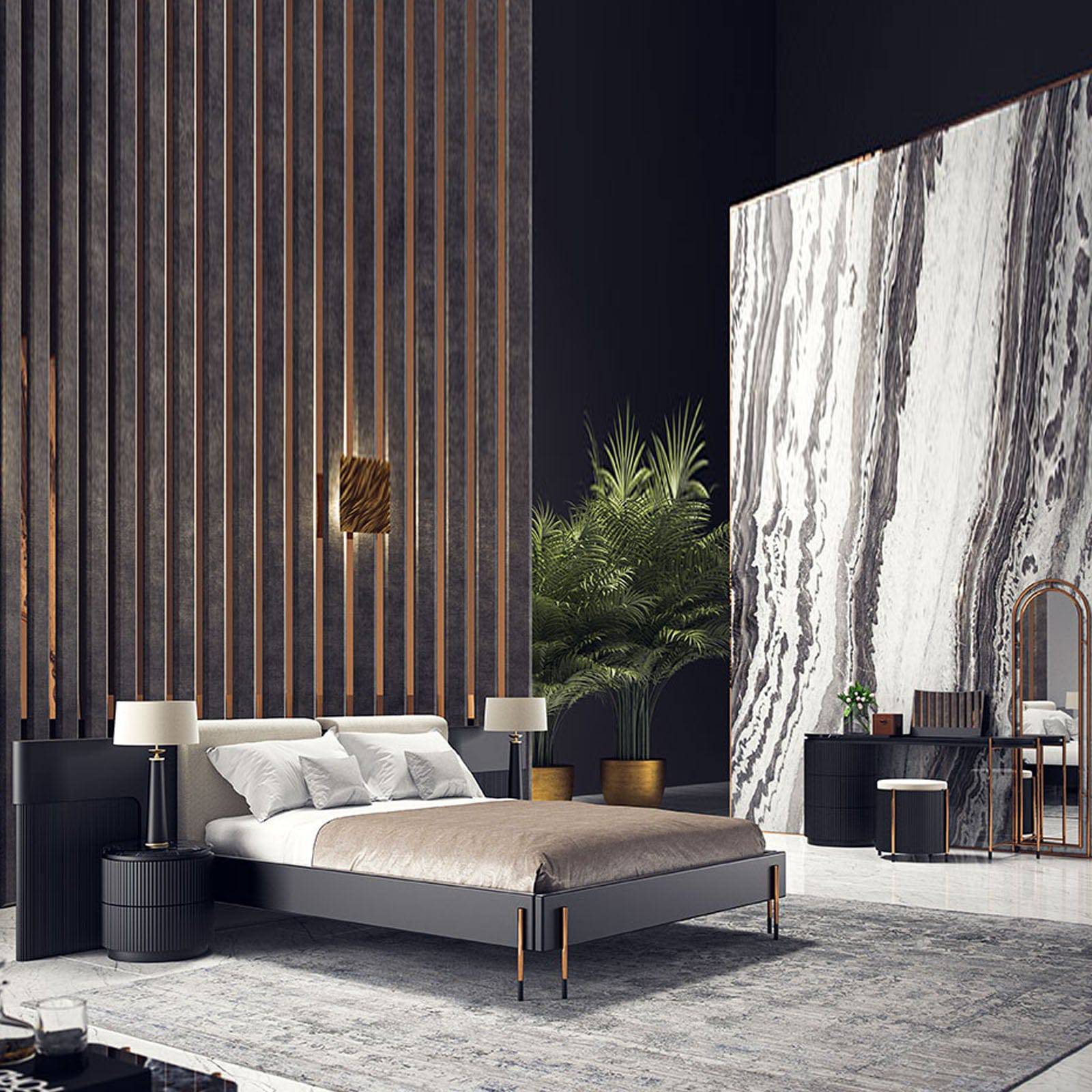 Display Item - Dali King Size Bedstead  Dali-Bed Nakheel -  DISPLAY ITEM - ebarza Furniture UAE | Shop Modern Furniture in Abu Dhabi & Dubai - مفروشات ايبازرا في الامارات | تسوق اثاث عصري وديكورات مميزة في دبي وابوظبي