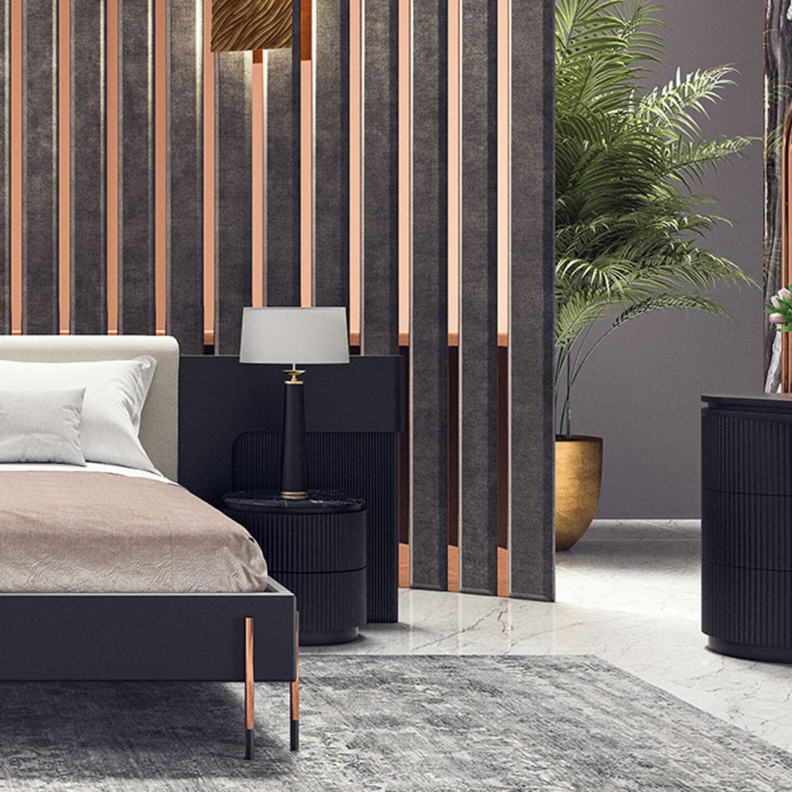 Display Item - Dali King Size Bedstead  Dali-Bed Nakheel -  DISPLAY ITEM - ebarza Furniture UAE | Shop Modern Furniture in Abu Dhabi & Dubai - مفروشات ايبازرا في الامارات | تسوق اثاث عصري وديكورات مميزة في دبي وابوظبي