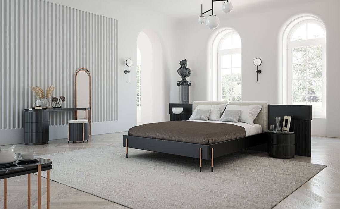Display Item - Dali King Size Bedstead  Dali-Bed Nakheel -  DISPLAY ITEM - ebarza Furniture UAE | Shop Modern Furniture in Abu Dhabi & Dubai - مفروشات ايبازرا في الامارات | تسوق اثاث عصري وديكورات مميزة في دبي وابوظبي