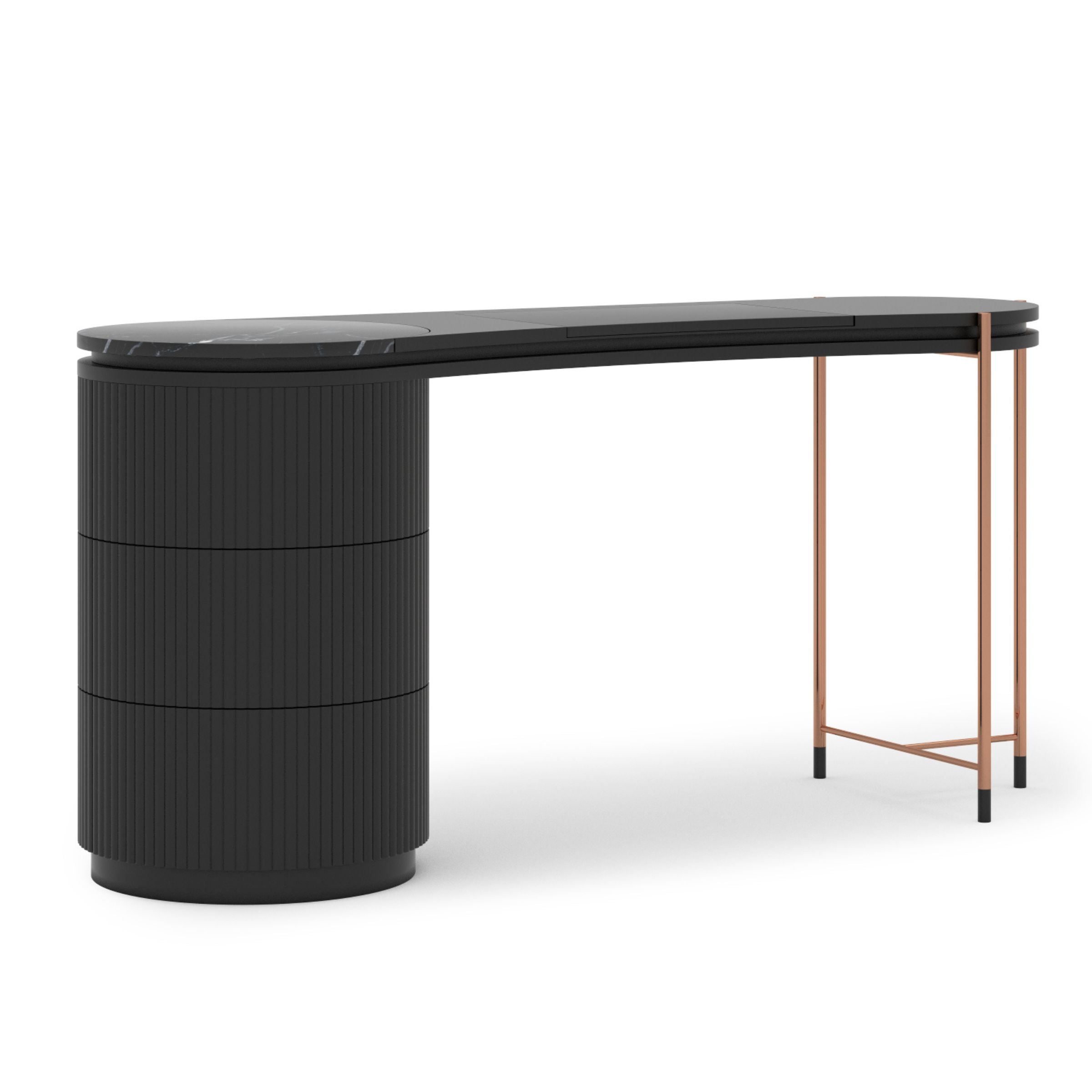 Display Item - Dali Marble Dresser + Mirror Nakheel -  DISPLAY ITEM - ebarza Furniture UAE | Shop Modern Furniture in Abu Dhabi & Dubai - مفروشات ايبازرا في الامارات | تسوق اثاث عصري وديكورات مميزة في دبي وابوظبي