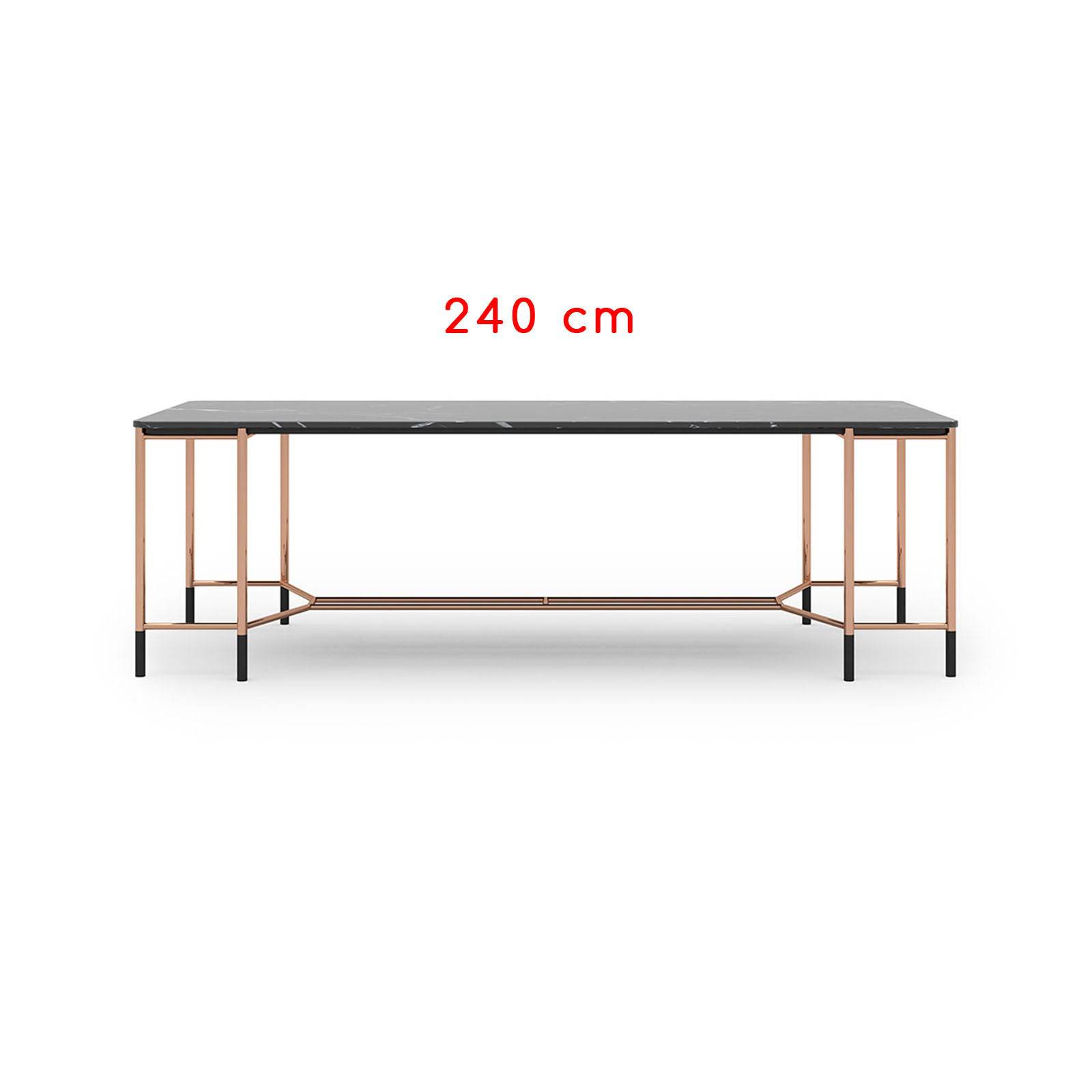 Display Item - Dali Natural Marble Dining Table Dali-240 Nakheel -  DISPLAY ITEM - ebarza Furniture UAE | Shop Modern Furniture in Abu Dhabi & Dubai - مفروشات ايبازرا في الامارات | تسوق اثاث عصري وديكورات مميزة في دبي وابوظبي