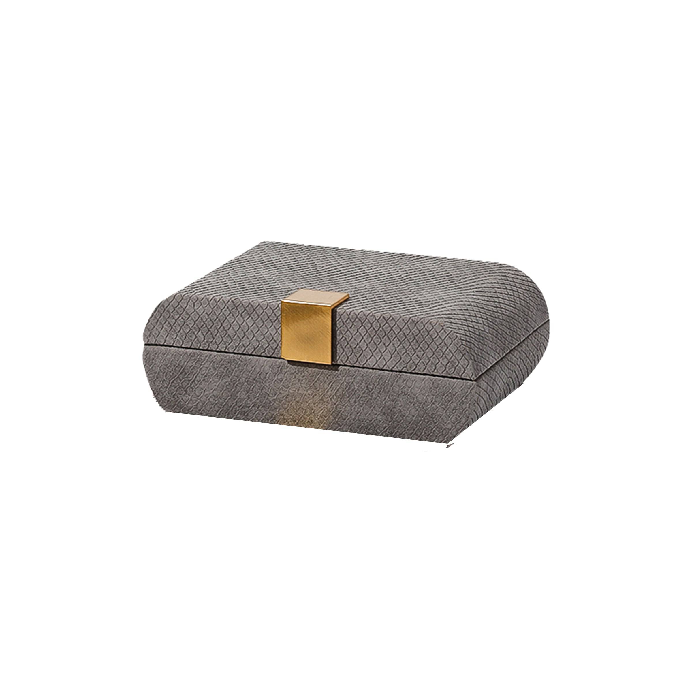 Dark Grey Scaled Circular Box-B Fb-Pg2125B -  Decorative Boxes - ebarza Furniture UAE | Shop Modern Furniture in Abu Dhabi & Dubai - مفروشات ايبازرا في الامارات | تسوق اثاث عصري وديكورات مميزة في دبي وابوظبي