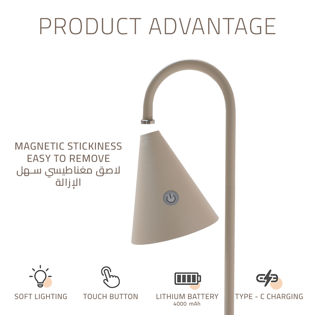 Stick Floor Lamp LWC458-B -  Floor Lamps - ebarza Furniture UAE | Shop Modern Furniture in Abu Dhabi & Dubai - مفروشات ايبازرا في الامارات | تسوق اثاث عصري وديكورات مميزة في دبي وابوظبي
