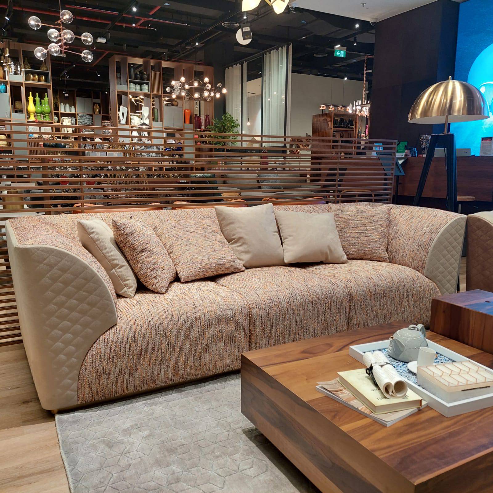 Delta 3 Seater Sofa Delt-3S -  Sofas - ebarza Furniture UAE | Shop Modern Furniture in Abu Dhabi & Dubai - مفروشات ايبازرا في الامارات | تسوق اثاث عصري وديكورات مميزة في دبي وابوظبي
