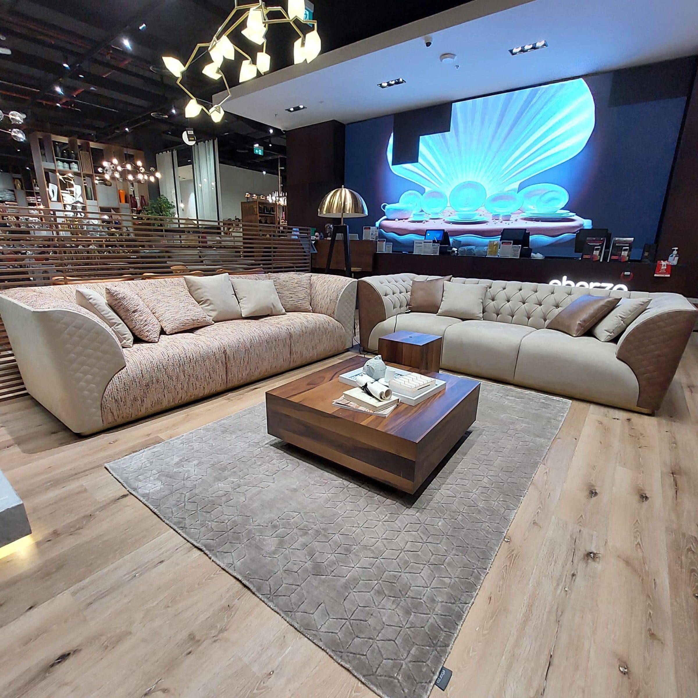 Delta 3 Seater Sofa Delt-3S -  Sofas - ebarza Furniture UAE | Shop Modern Furniture in Abu Dhabi & Dubai - مفروشات ايبازرا في الامارات | تسوق اثاث عصري وديكورات مميزة في دبي وابوظبي