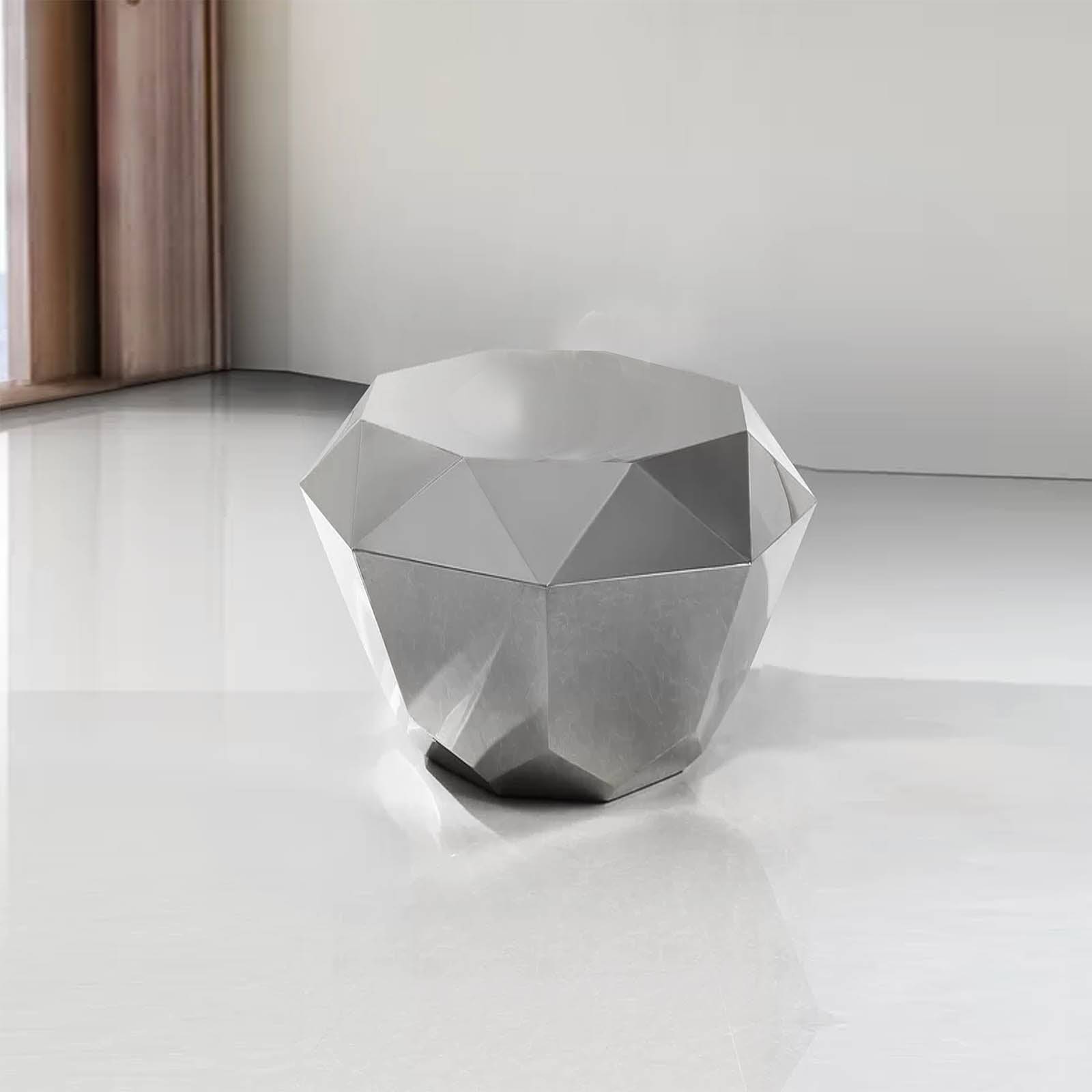 Diamond Side Table Tg-24-C -  Side Tables - ebarza Furniture UAE | Shop Modern Furniture in Abu Dhabi & Dubai - مفروشات ايبازرا في الامارات | تسوق اثاث عصري وديكورات مميزة في دبي وابوظبي