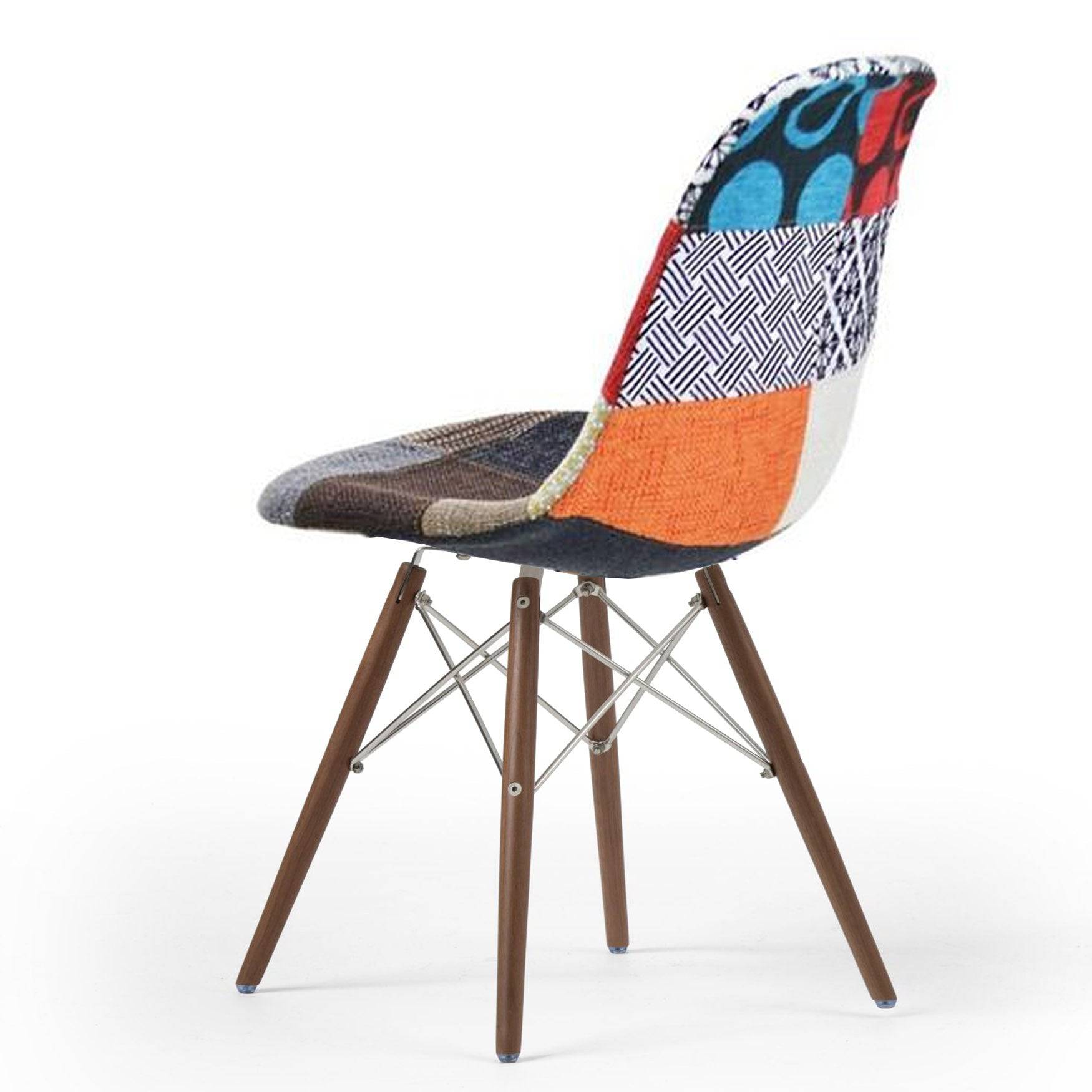 Dining Chair -Fabric- Pc-016-W -  Chairs - ebarza Furniture UAE | Shop Modern Furniture in Abu Dhabi & Dubai - مفروشات ايبازرا في الامارات | تسوق اثاث عصري وديكورات مميزة في دبي وابوظبي