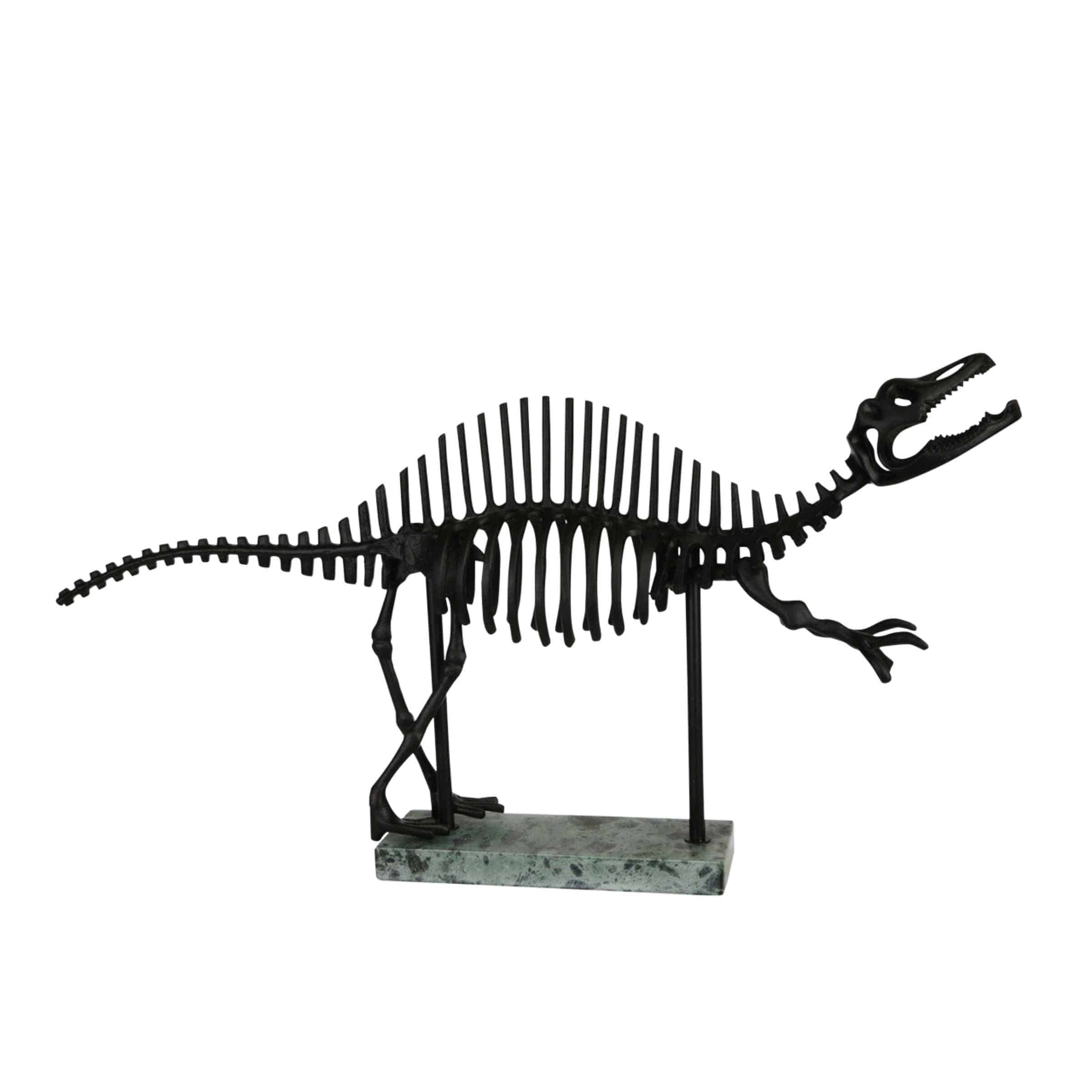 Dinosaur Metal Table Decor 78 Cm - Black 15287 -  Home Decor Figurines - ebarza Furniture UAE | Shop Modern Furniture in Abu Dhabi & Dubai - مفروشات ايبازرا في الامارات | تسوق اثاث عصري وديكورات مميزة في دبي وابوظبي