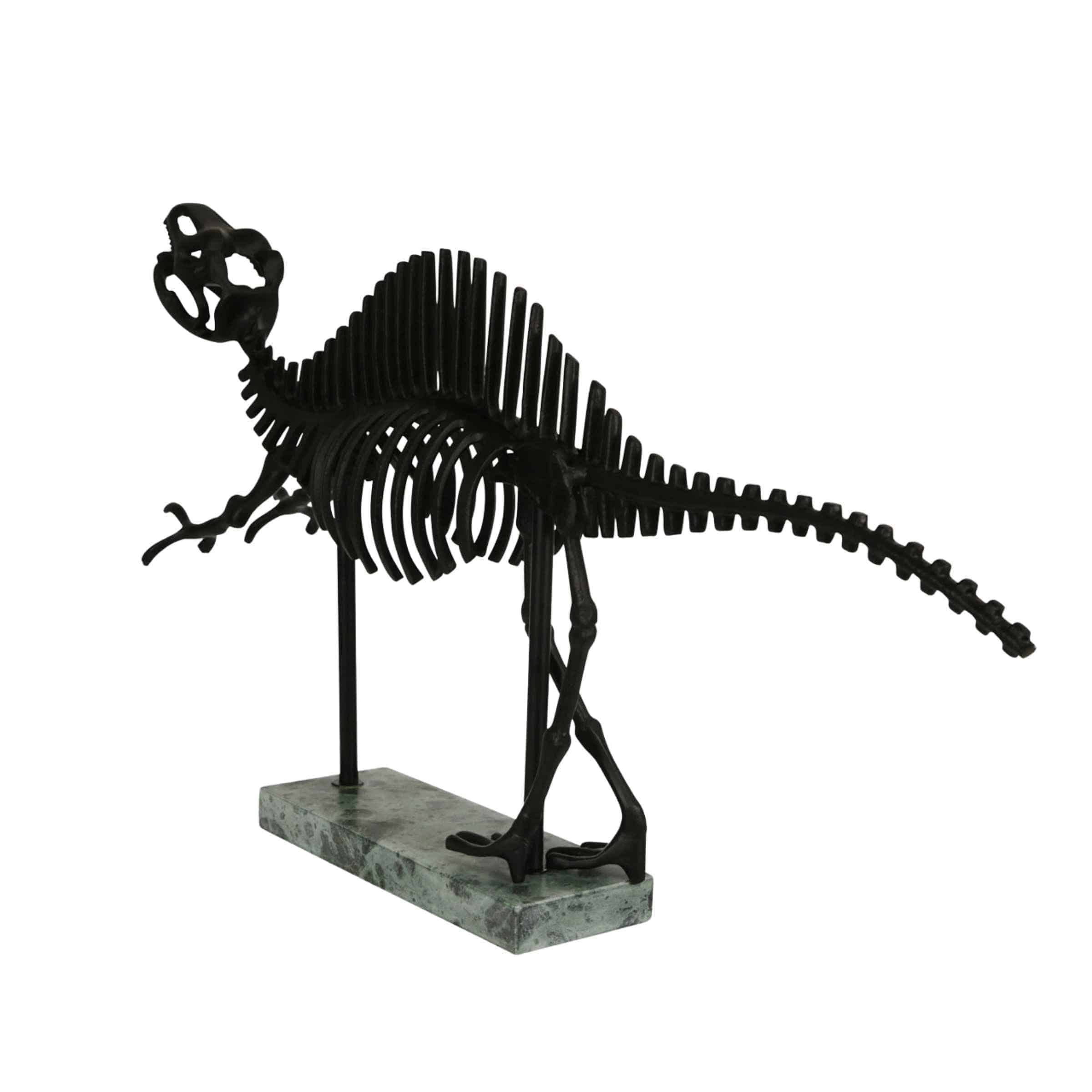 Dinosaur Metal Table Decor 78 Cm - Black 15287 -  Home Decor Figurines - ebarza Furniture UAE | Shop Modern Furniture in Abu Dhabi & Dubai - مفروشات ايبازرا في الامارات | تسوق اثاث عصري وديكورات مميزة في دبي وابوظبي
