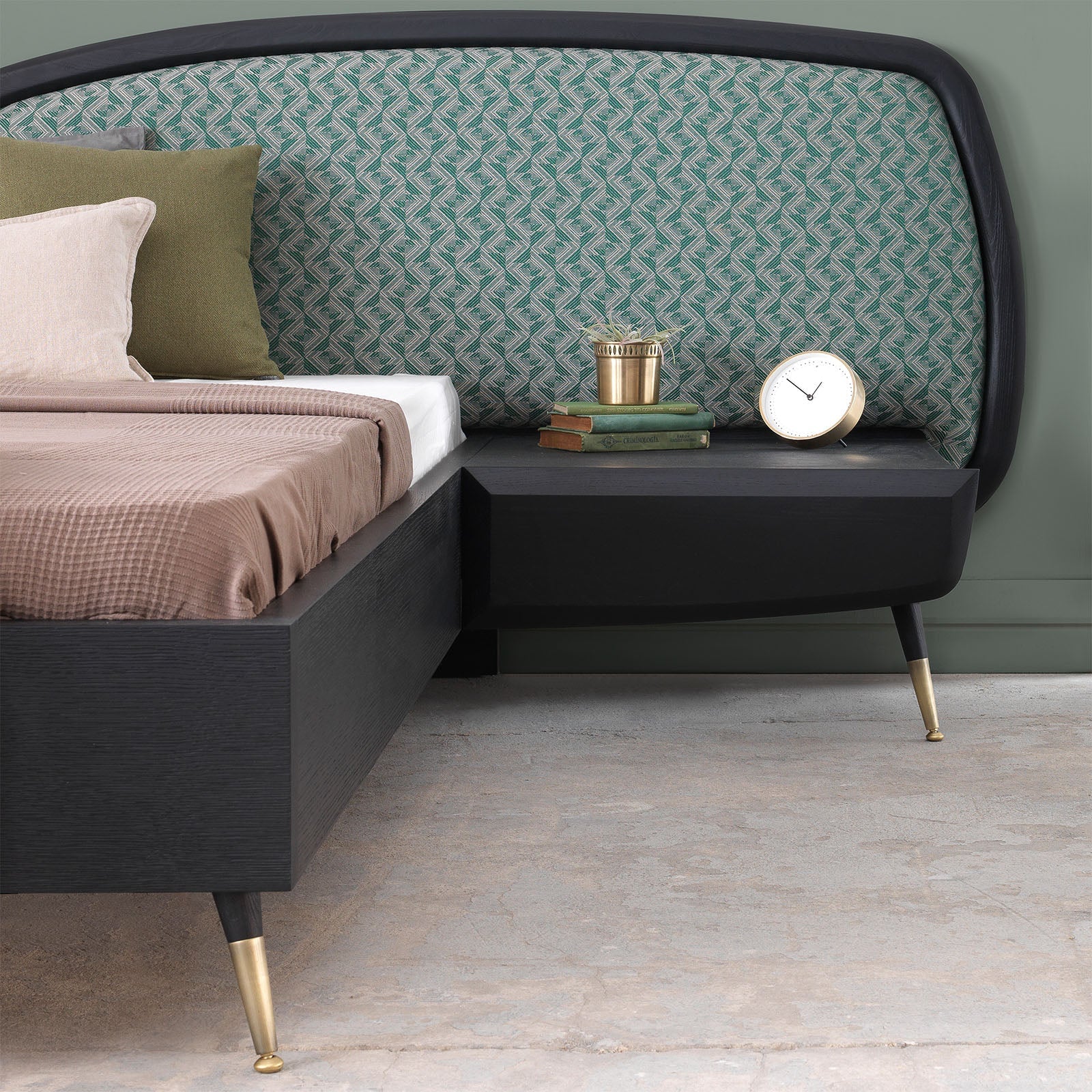 Display Item Bug Bedstead + 2 Nightstand Tables  Bug-Bed-Nkaheel -  DISPLAY ITEM - ebarza Furniture UAE | Shop Modern Furniture in Abu Dhabi & Dubai - مفروشات ايبازرا في الامارات | تسوق اثاث عصري وديكورات مميزة في دبي وابوظبي