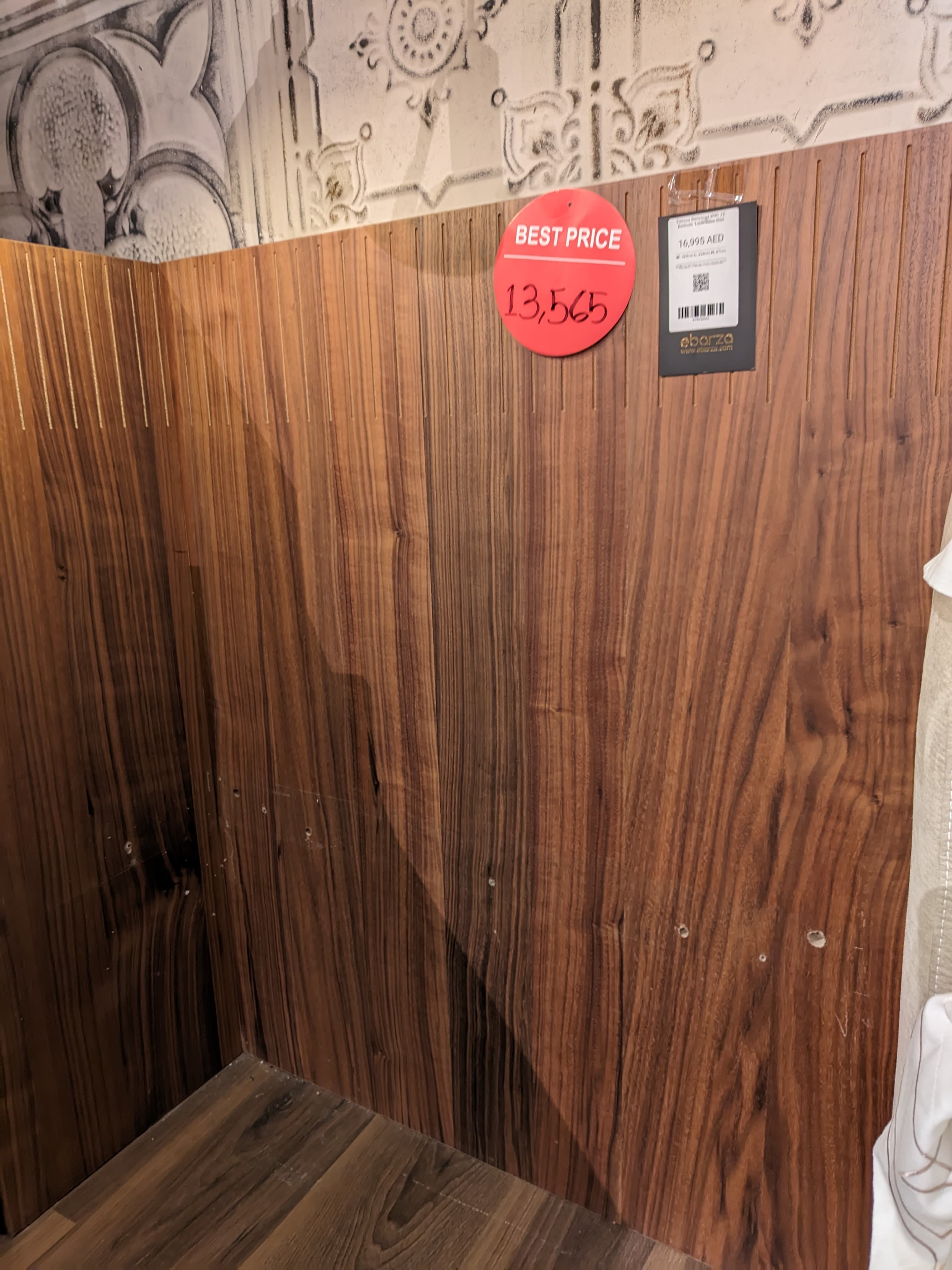 Display Item - Edessa Bedstead With 1X Nightstand Edsa-Bed-YAS -  DISPLAY ITEM - ebarza Furniture UAE | Shop Modern Furniture in Abu Dhabi & Dubai - مفروشات ايبازرا في الامارات | تسوق اثاث عصري وديكورات مميزة في دبي وابوظبي