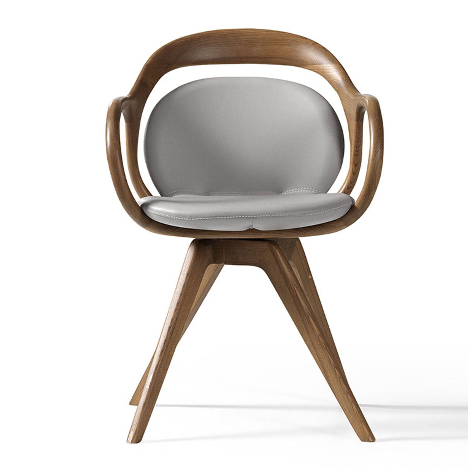 Display Item - Galaxy Swivel Solid Wood Chair Gal-G -  DISPLAY ITEM - ebarza Furniture UAE | Shop Modern Furniture in Abu Dhabi & Dubai - مفروشات ايبازرا في الامارات | تسوق اثاث عصري وديكورات مميزة في دبي وابوظبي