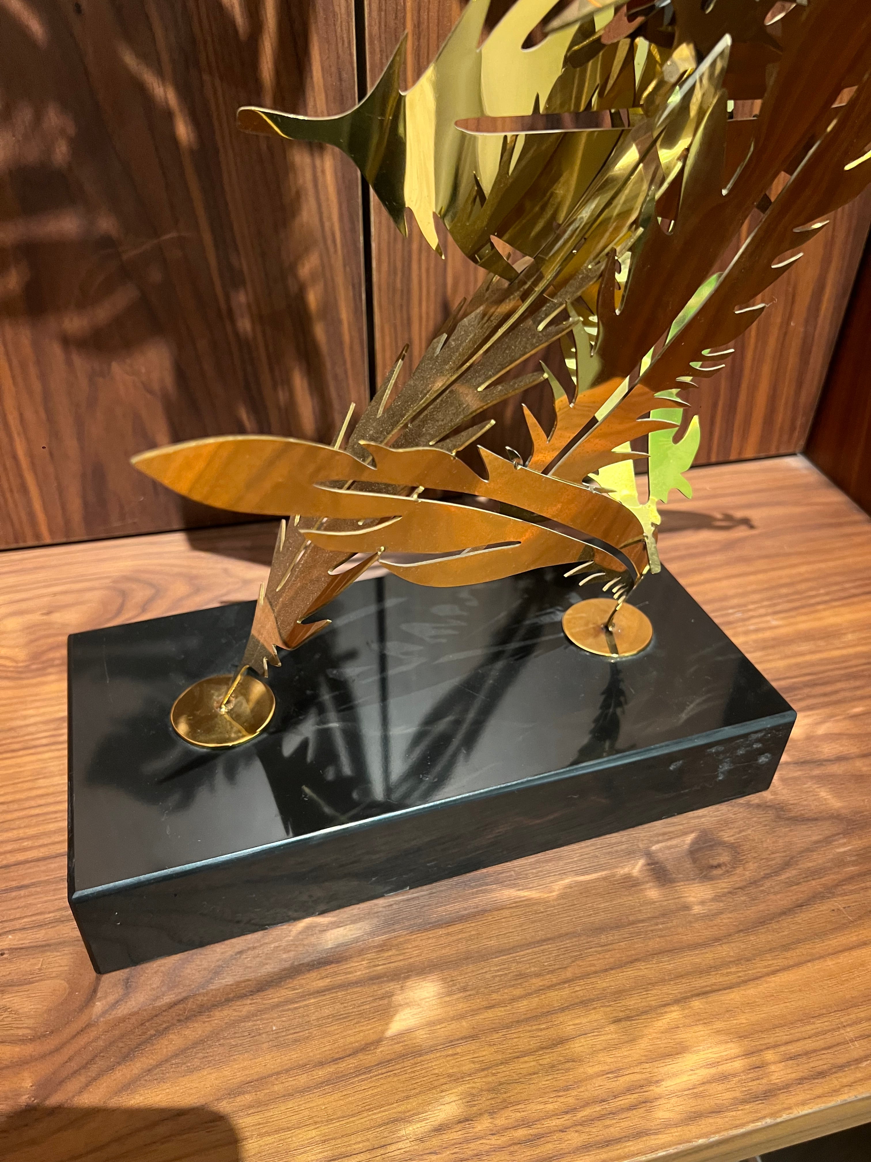 Display Item - Golden Eagle Handcrafted Stainless Steel Artwork Bj2020006 Nakheel -  DISPLAY ITEM - ebarza Furniture UAE | Shop Modern Furniture in Abu Dhabi & Dubai - مفروشات ايبازرا في الامارات | تسوق اثاث عصري وديكورات مميزة في دبي وابوظبي