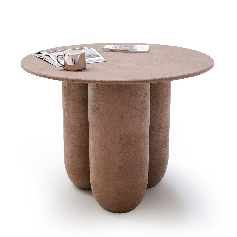 Outdoor/Indoor Coffee Brown Dining Table XK-0007-Coffee Brown -  Outdoor Tables - ebarza Furniture UAE | Shop Modern Furniture in Abu Dhabi & Dubai - مفروشات ايبازرا في الامارات | تسوق اثاث عصري وديكورات مميزة في دبي وابوظبي