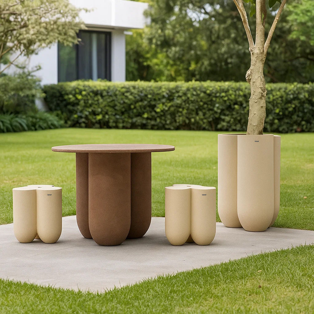 Display Item - Outdoor/Indoor Coffee Brown Dining Table XK-0007-Coffee Brown Nakheel -  DISPLAY ITEM - ebarza Furniture UAE | Shop Modern Furniture in Abu Dhabi & Dubai - مفروشات ايبازرا في الامارات | تسوق اثاث عصري وديكورات مميزة في دبي وابوظبي