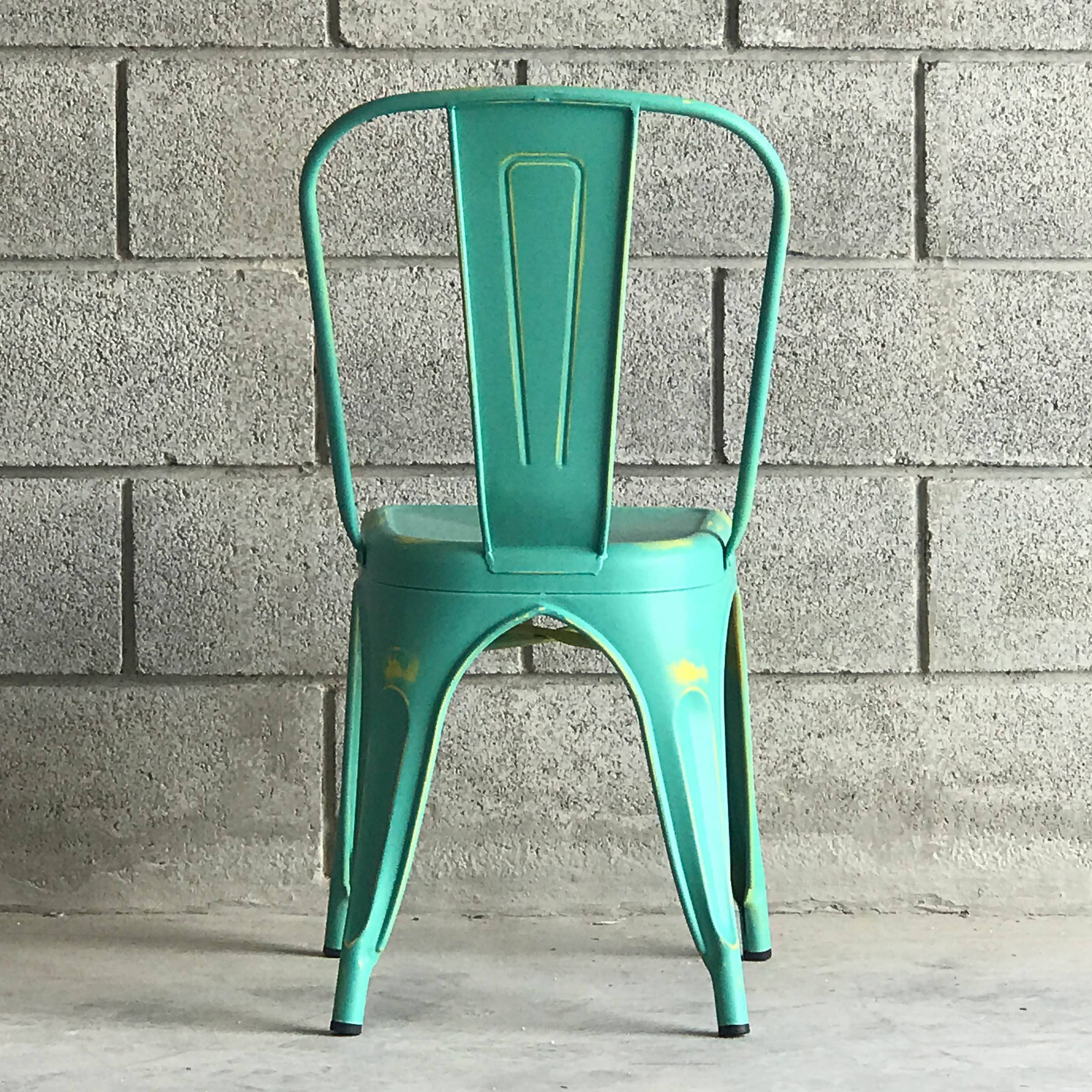 Distressed Antique Vintage  Dinning Chair T01-Bl Mc-001R-Gr -  Chairs - ebarza Furniture UAE | Shop Modern Furniture in Abu Dhabi & Dubai - مفروشات ايبازرا في الامارات | تسوق اثاث عصري وديكورات مميزة في دبي وابوظبي