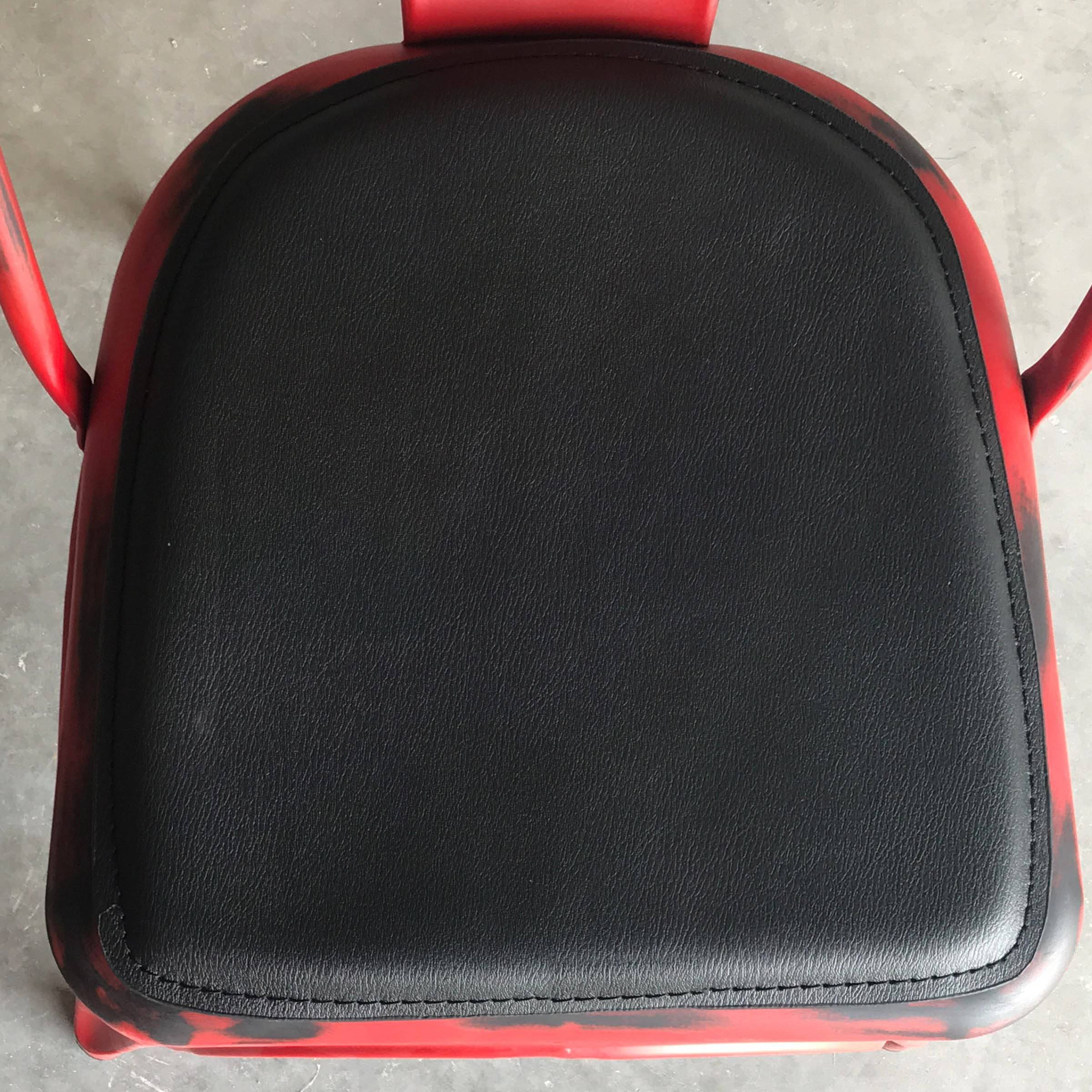 Distressed Antique Vintage  Dinning Chair T01-Re Mc-001R-Red -  Chairs - ebarza Furniture UAE | Shop Modern Furniture in Abu Dhabi & Dubai - مفروشات ايبازرا في الامارات | تسوق اثاث عصري وديكورات مميزة في دبي وابوظبي