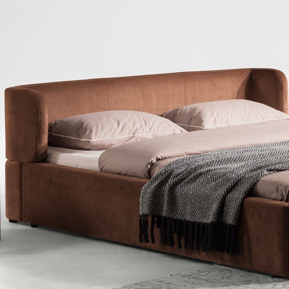 Doha King Size Bed B011 -  Bedsteads - ebarza Furniture UAE | Shop Modern Furniture in Abu Dhabi & Dubai - مفروشات ايبازرا في الامارات | تسوق اثاث عصري وديكورات مميزة في دبي وابوظبي