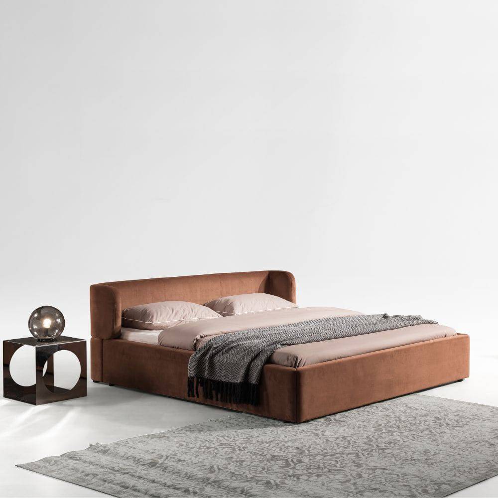 Doha King Size Bed B011 -  Bedsteads - ebarza Furniture UAE | Shop Modern Furniture in Abu Dhabi & Dubai - مفروشات ايبازرا في الامارات | تسوق اثاث عصري وديكورات مميزة في دبي وابوظبي