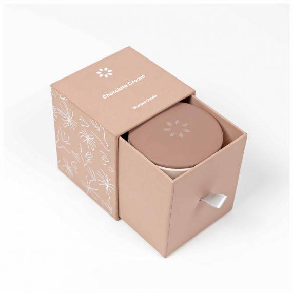 Dr Scent Chocolate Cream Scented Candle Dr-Chocolatecream -  Candles - ebarza Furniture UAE | Shop Modern Furniture in Abu Dhabi & Dubai - مفروشات ايبازرا في الامارات | تسوق اثاث عصري وديكورات مميزة في دبي وابوظبي