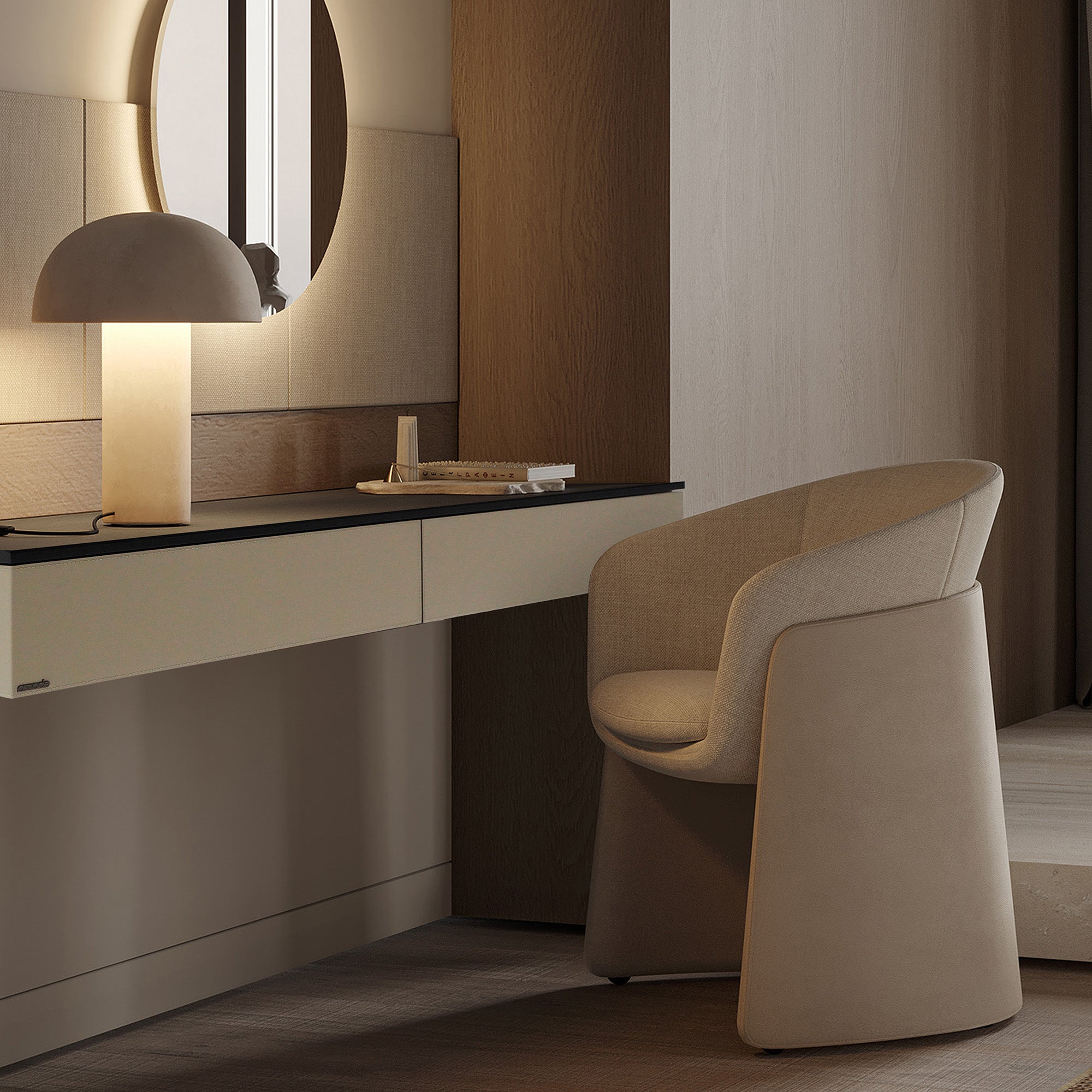 Suspended / Hanged  Modular Wall Unit / Dresser / TV Unit 160CM MLL-CUS01-M5 Beige -  Storage/TV Unites - ebarza Furniture UAE | Shop Modern Furniture in Abu Dhabi & Dubai - مفروشات ايبازرا في الامارات | تسوق اثاث عصري وديكورات مميزة في دبي وابوظبي