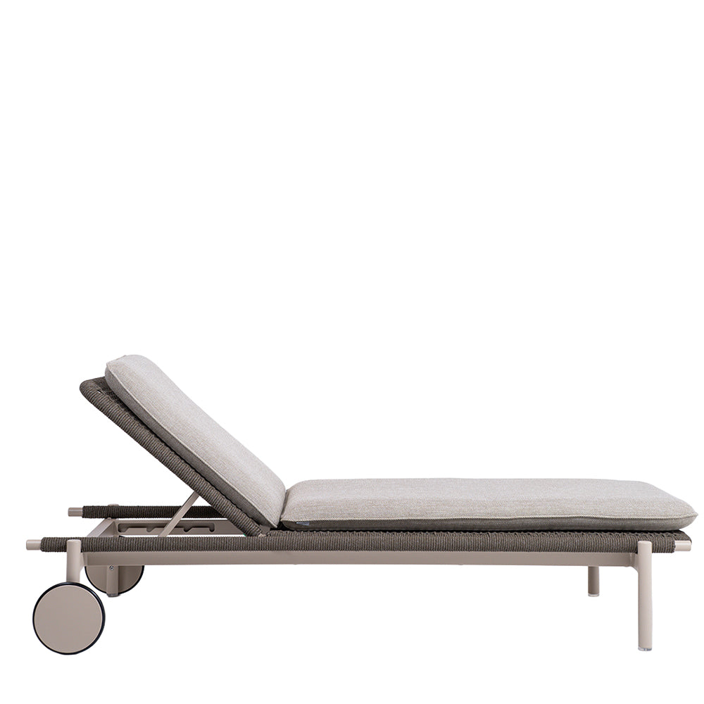 DUBLIN SUNBED WITH WHEELS AS2004N59ROP -  Sunloungers - ebarza Furniture UAE | Shop Modern Furniture in Abu Dhabi & Dubai - مفروشات ايبازرا في الامارات | تسوق اثاث عصري وديكورات مميزة في دبي وابوظبي