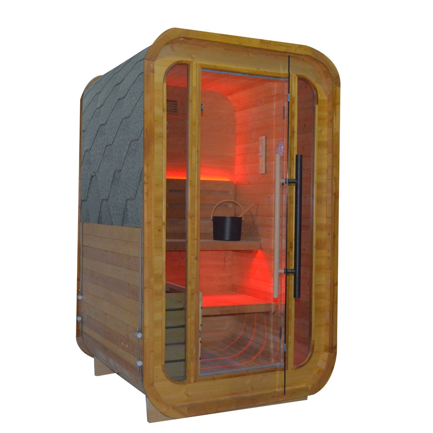 EBARZA Indoor/outdoor SAUNA ROOM LM-BR200TD -  Sauna Room - ebarza Furniture UAE | Shop Modern Furniture in Abu Dhabi & Dubai - مفروشات ايبازرا في الامارات | تسوق اثاث عصري وديكورات مميزة في دبي وابوظبي