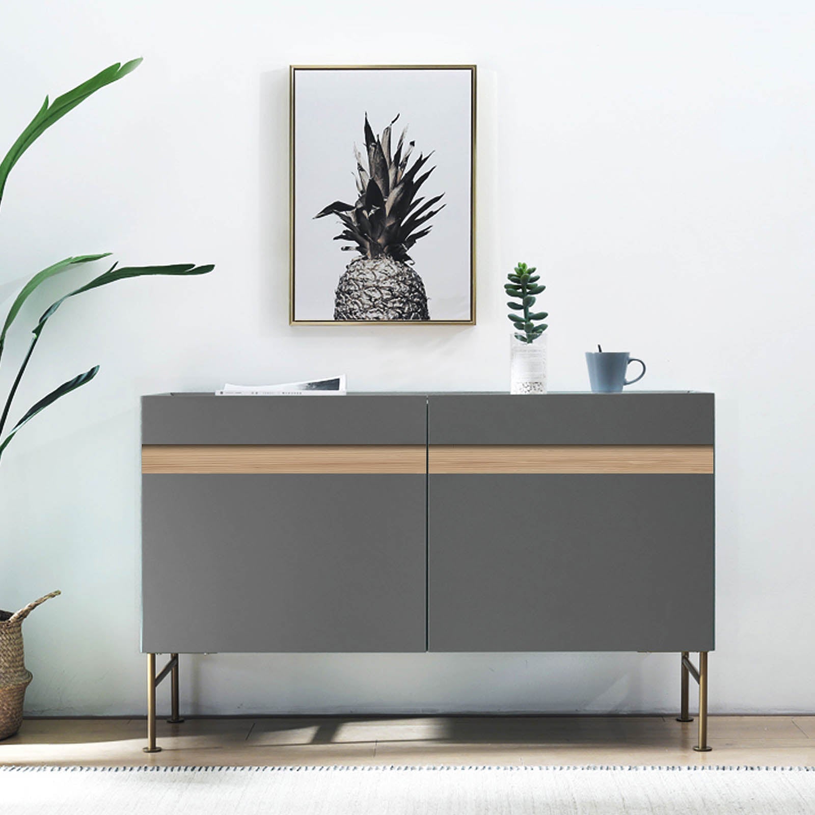 Display Item - Soho  Cabinet  Ll-062D-GnYAS -  Cabinets - ebarza Furniture UAE | Shop Modern Furniture in Abu Dhabi & Dubai - مفروشات ايبازرا في الامارات | تسوق اثاث عصري وديكورات مميزة في دبي وابوظبي