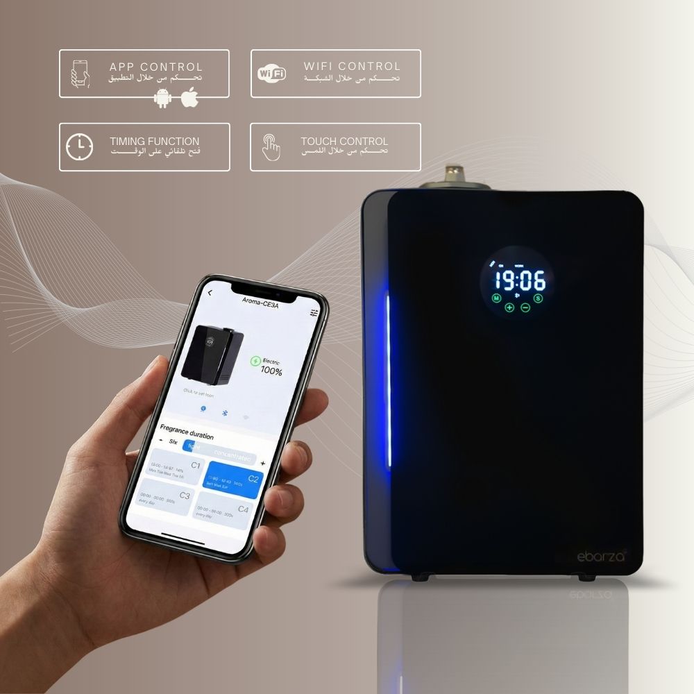 Smart Aroma Diffuser by ebarza [Range 500m³] MLK-500M
