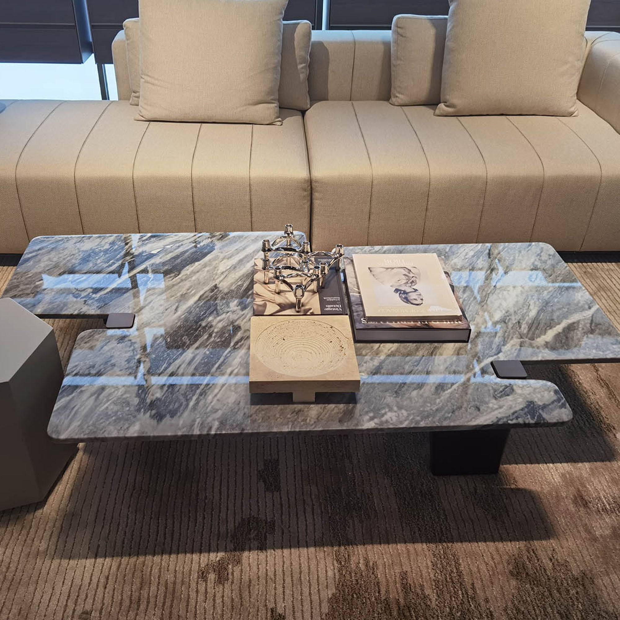 Display Item - Silvia Center Table Ct02-Dz449Ct YAS-DISPLAY -  DISPLAY ITEM - ebarza Furniture UAE | Shop Modern Furniture in Abu Dhabi & Dubai - مفروشات ايبازرا في الامارات | تسوق اثاث عصري وديكورات مميزة في دبي وابوظبي