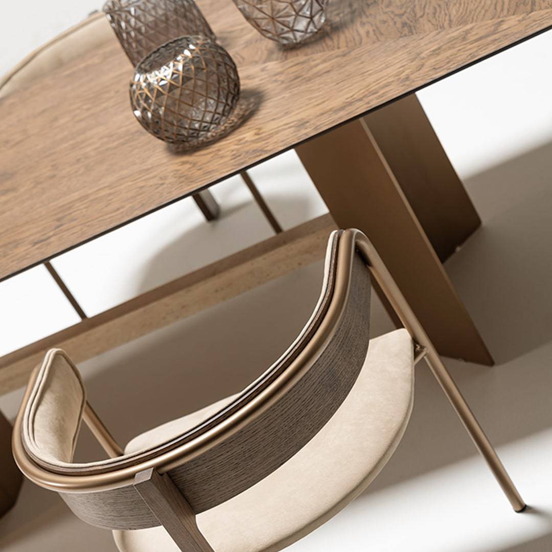 Edessa Dining Table With Marble Leg Edsa-Dining -  Dining Tables - ebarza Furniture UAE | Shop Modern Furniture in Abu Dhabi & Dubai - مفروشات ايبازرا في الامارات | تسوق اثاث عصري وديكورات مميزة في دبي وابوظبي