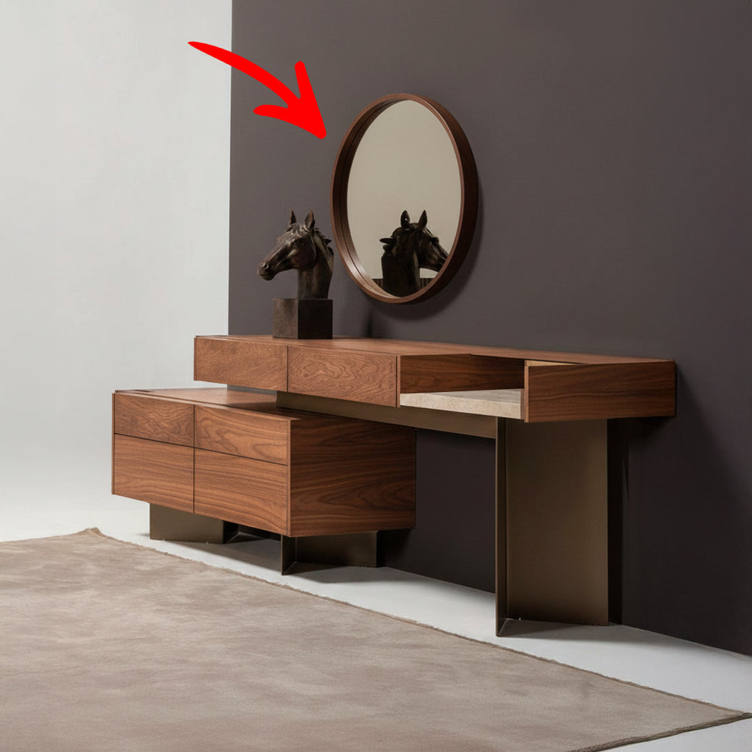 Edessa Mirror Edsa-Mirr -  Mirrors - ebarza Furniture UAE | Shop Modern Furniture in Abu Dhabi & Dubai - مفروشات ايبازرا في الامارات | تسوق اثاث عصري وديكورات مميزة في دبي وابوظبي