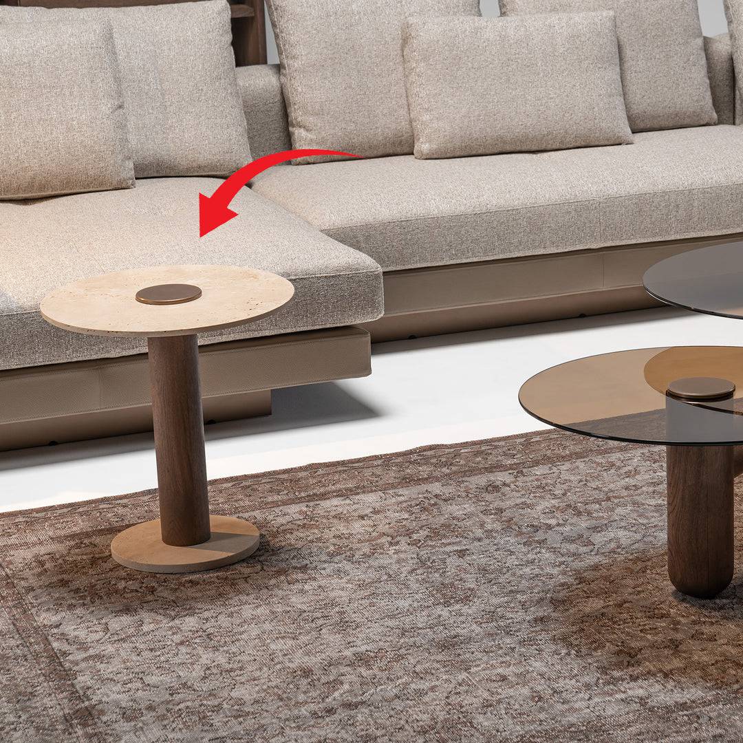 Edessa Side Table Edsa-St02 -  Side Tables - ebarza Furniture UAE | Shop Modern Furniture in Abu Dhabi & Dubai - مفروشات ايبازرا في الامارات | تسوق اثاث عصري وديكورات مميزة في دبي وابوظبي