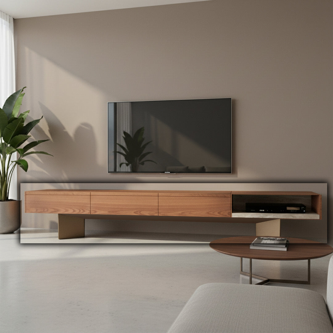 Edessa Tv Unit Edsa-Tv -  TV Units - ebarza Furniture UAE | Shop Modern Furniture in Abu Dhabi & Dubai - مفروشات ايبازرا في الامارات | تسوق اثاث عصري وديكورات مميزة في دبي وابوظبي