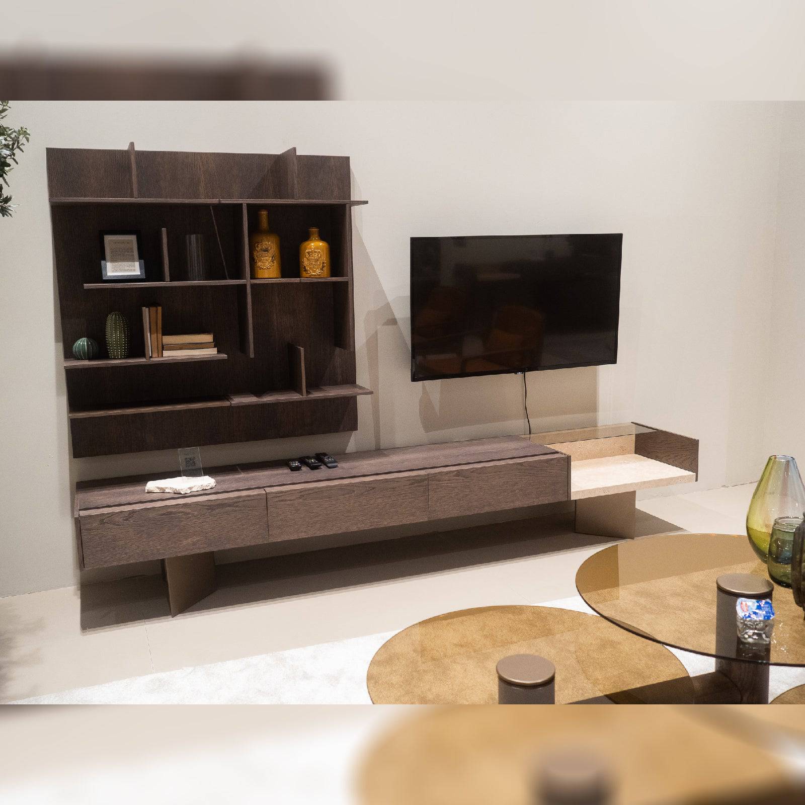 Edessa Tv Unit Edsa-Tv -  TV Units - ebarza Furniture UAE | Shop Modern Furniture in Abu Dhabi & Dubai - مفروشات ايبازرا في الامارات | تسوق اثاث عصري وديكورات مميزة في دبي وابوظبي