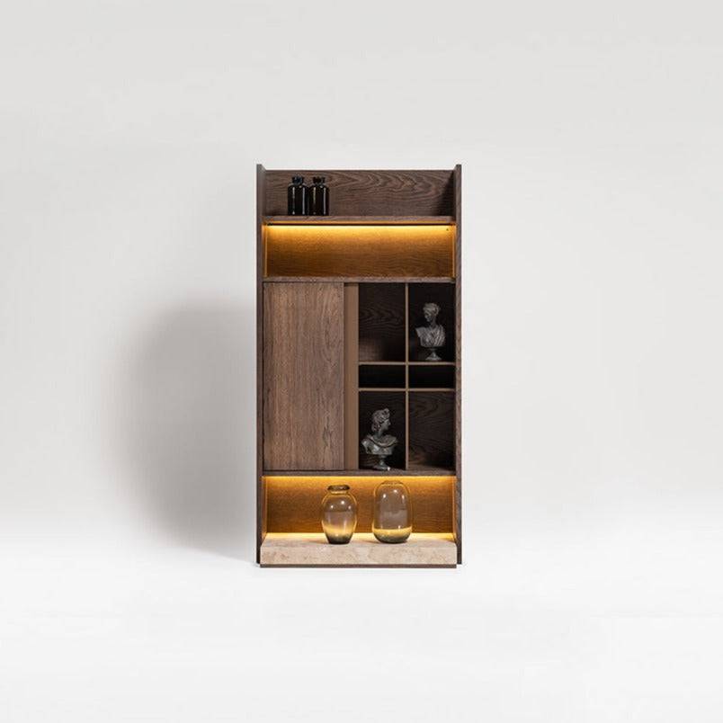 Edessa Wall Unit Left Bookshelf Block Edsa-Wall100R -  TV Units - ebarza Furniture UAE | Shop Modern Furniture in Abu Dhabi & Dubai - مفروشات ايبازرا في الامارات | تسوق اثاث عصري وديكورات مميزة في دبي وابوظبي
