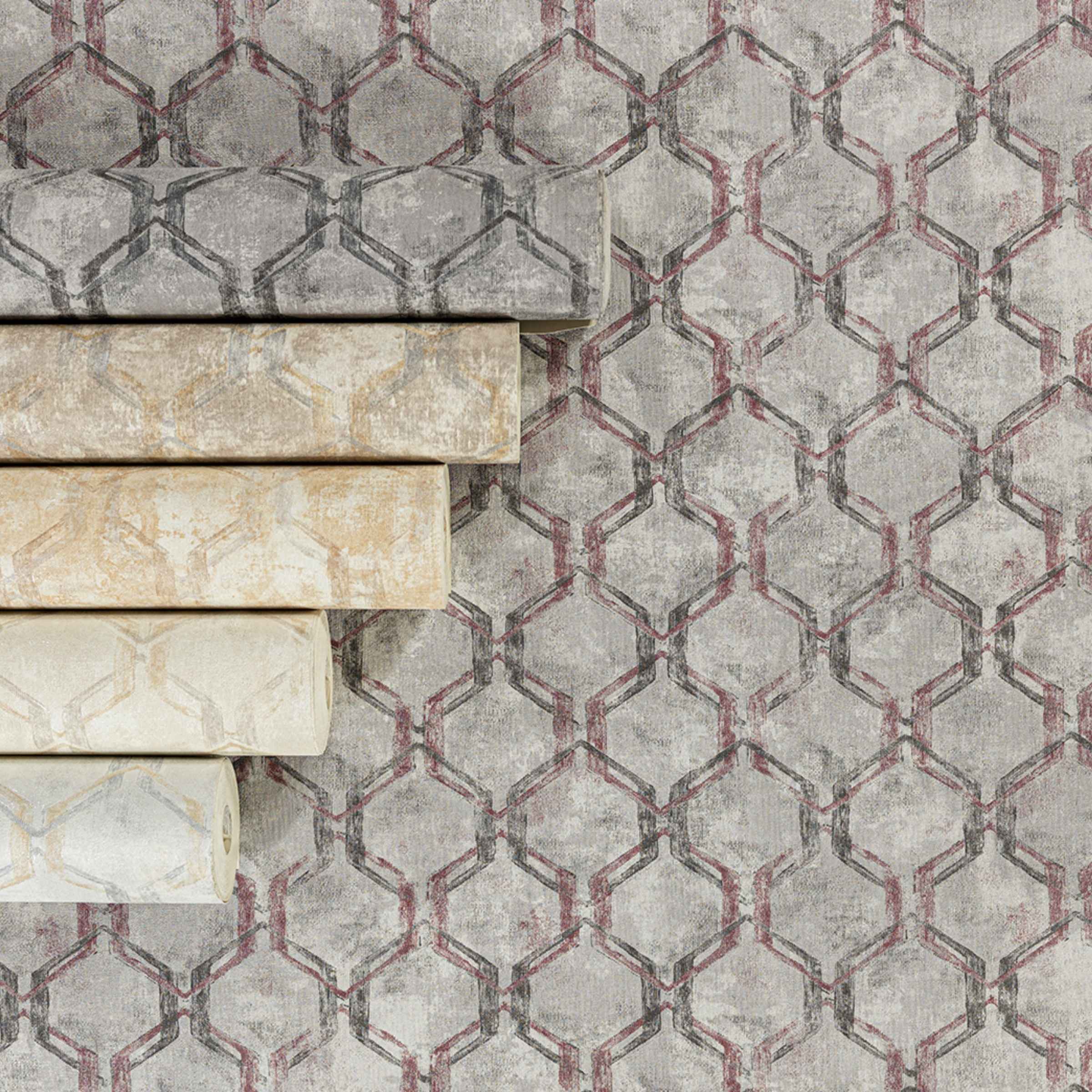 Elegant Milas Wallpaper Milas- 2006-1(Lot-220105) -  Wallpapers - ebarza Furniture UAE | Shop Modern Furniture in Abu Dhabi & Dubai - مفروشات ايبازرا في الامارات | تسوق اثاث عصري وديكورات مميزة في دبي وابوظبي