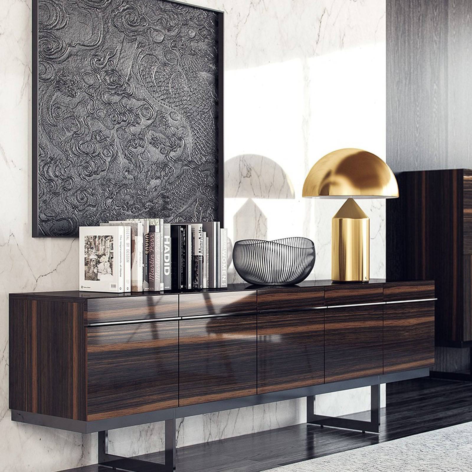 Elegant Sideboard Ele-Side -  Sideboards - ebarza Furniture UAE | Shop Modern Furniture in Abu Dhabi & Dubai - مفروشات ايبازرا في الامارات | تسوق اثاث عصري وديكورات مميزة في دبي وابوظبي