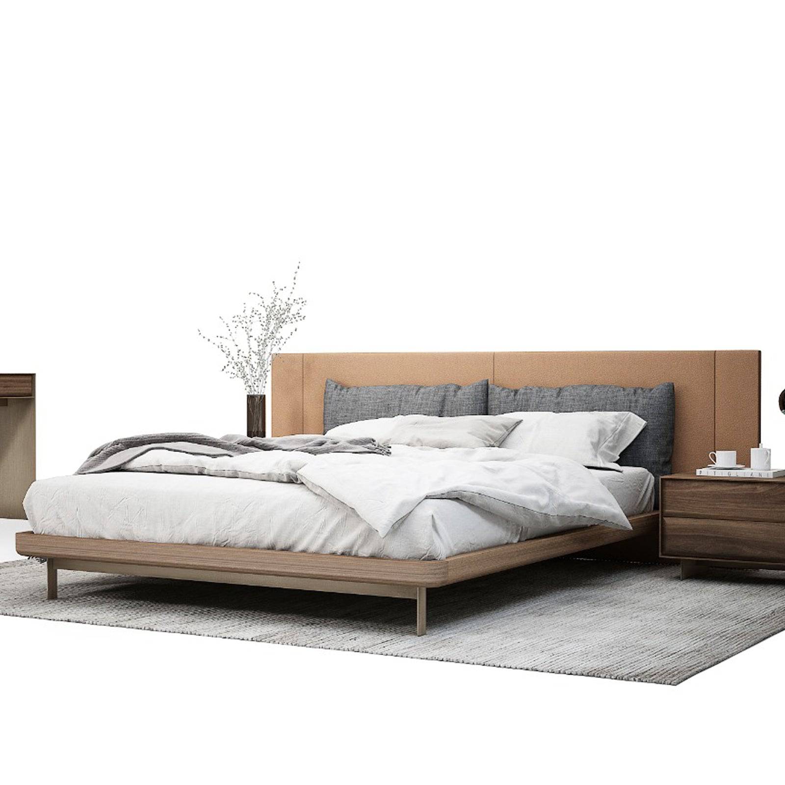 Era Queen Size Bedstead Era-Bed 160x200 -  Bedsteads - ebarza Furniture UAE | Shop Modern Furniture in Abu Dhabi & Dubai - مفروشات ايبازرا في الامارات | تسوق اثاث عصري وديكورات مميزة في دبي وابوظبي