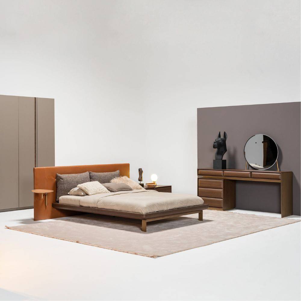 Era Queen Size Bedstead Era-Bed 160x200 -  Bedsteads - ebarza Furniture UAE | Shop Modern Furniture in Abu Dhabi & Dubai - مفروشات ايبازرا في الامارات | تسوق اثاث عصري وديكورات مميزة في دبي وابوظبي