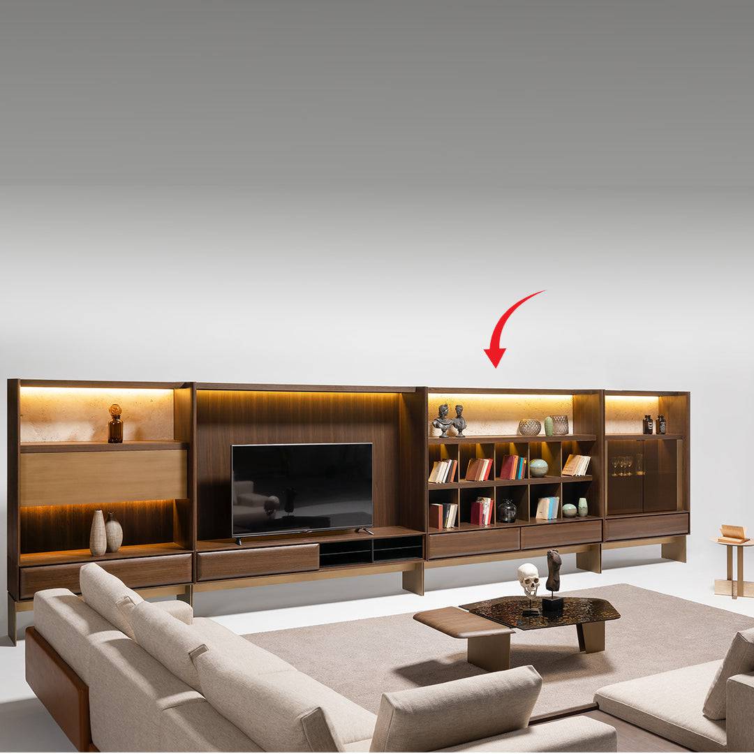 Era Wall Unit Bookshelf Block Era-Wall200 -  TV Units - ebarza Furniture UAE | Shop Modern Furniture in Abu Dhabi & Dubai - مفروشات ايبازرا في الامارات | تسوق اثاث عصري وديكورات مميزة في دبي وابوظبي
