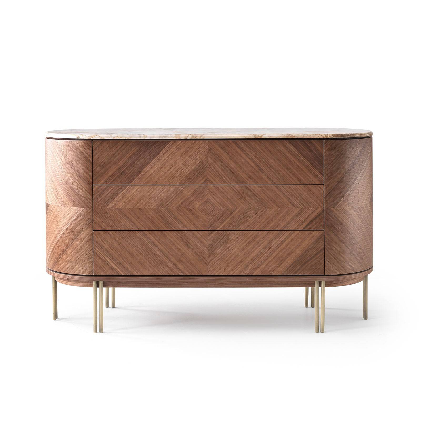 Eva Natural Marble Dresser Eva-Dresser -  Dressers - ebarza Furniture UAE | Shop Modern Furniture in Abu Dhabi & Dubai - مفروشات ايبازرا في الامارات | تسوق اثاث عصري وديكورات مميزة في دبي وابوظبي