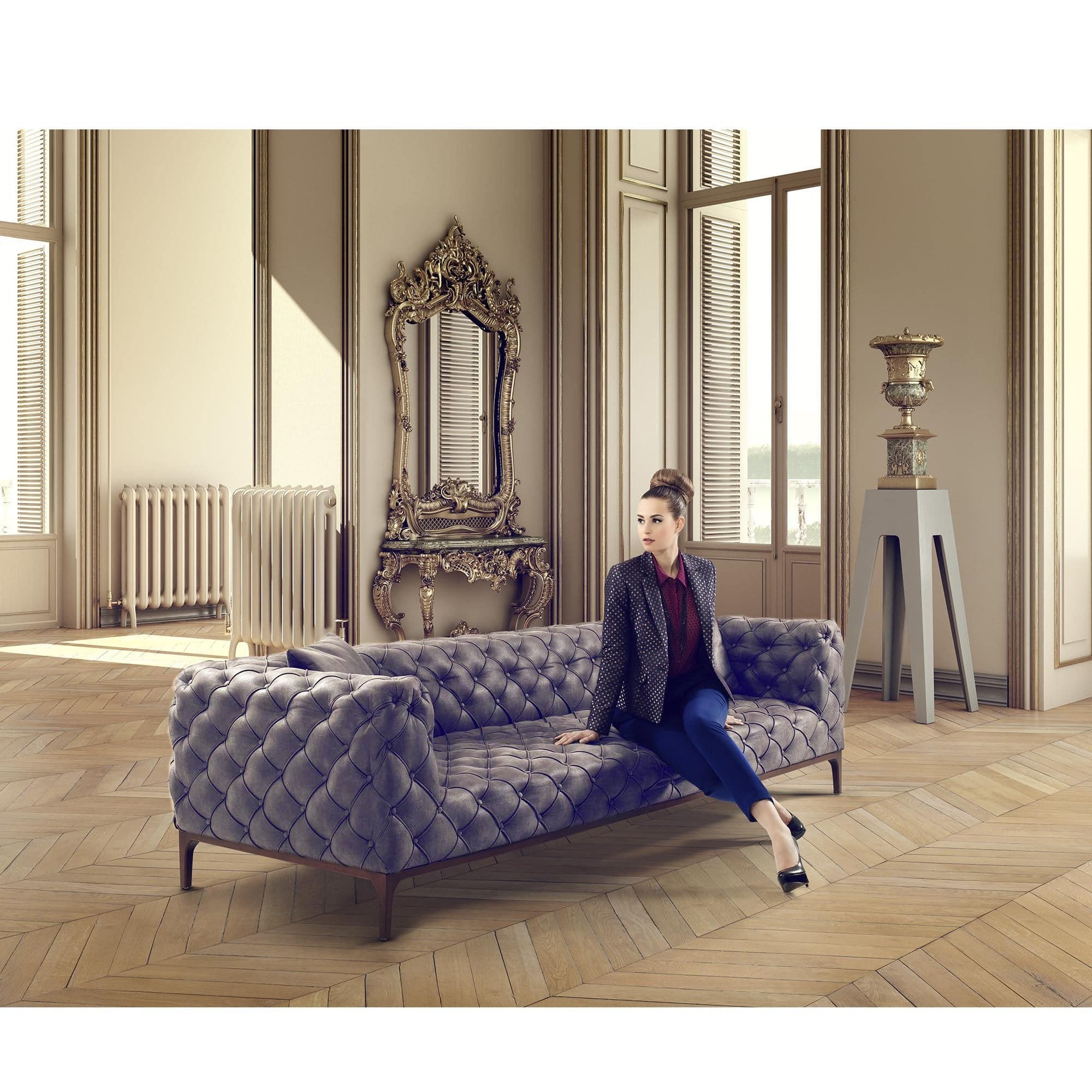 Fashion Sofa And 2 Cushions Fas001 -  Sofas - ebarza Furniture UAE | Shop Modern Furniture in Abu Dhabi & Dubai - مفروشات ايبازرا في الامارات | تسوق اثاث عصري وديكورات مميزة في دبي وابوظبي