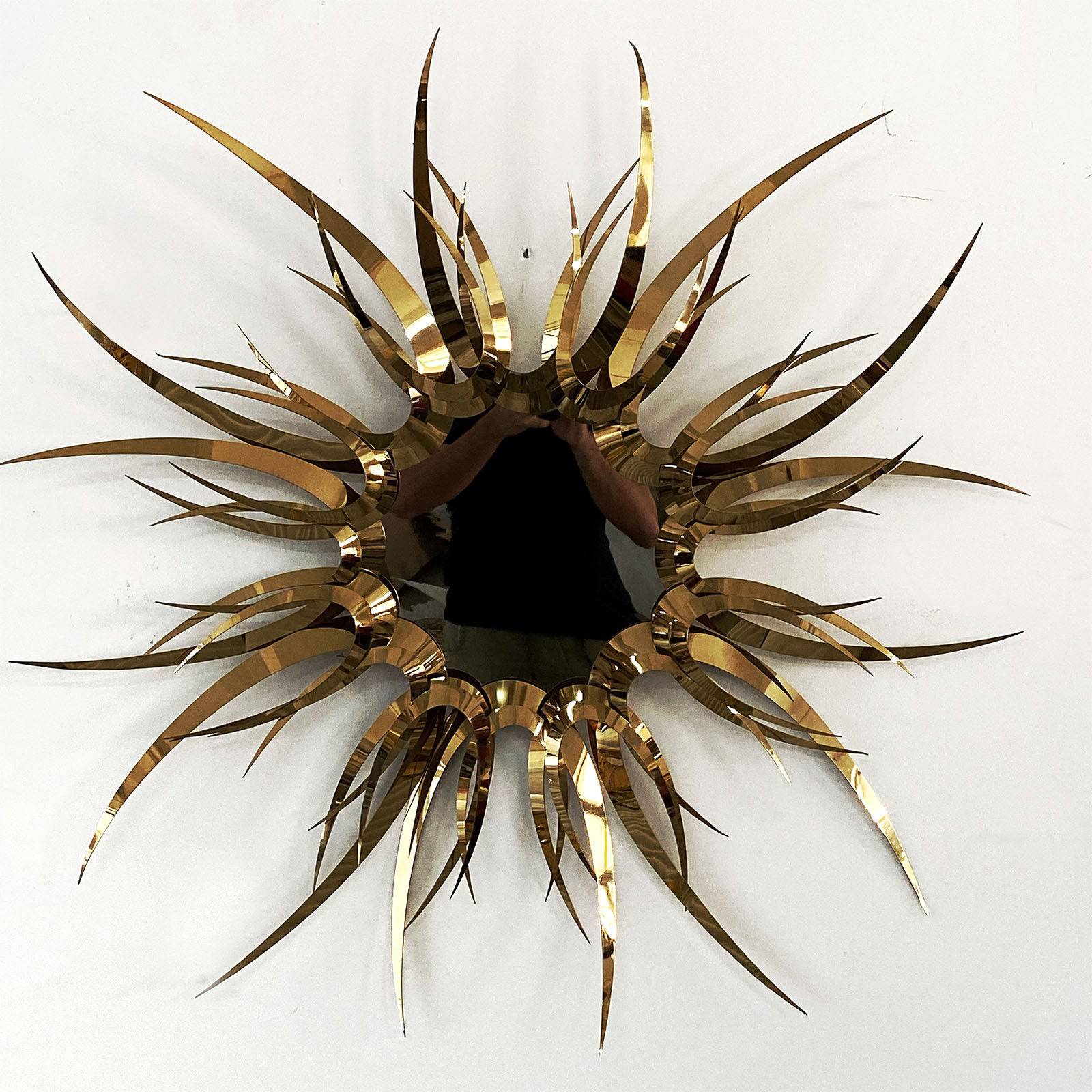 Flame Handcrafted Stainless Steel Artwork Bg2020118 -  Artwork - ebarza Furniture UAE | Shop Modern Furniture in Abu Dhabi & Dubai - مفروشات ايبازرا في الامارات | تسوق اثاث عصري وديكورات مميزة في دبي وابوظبي